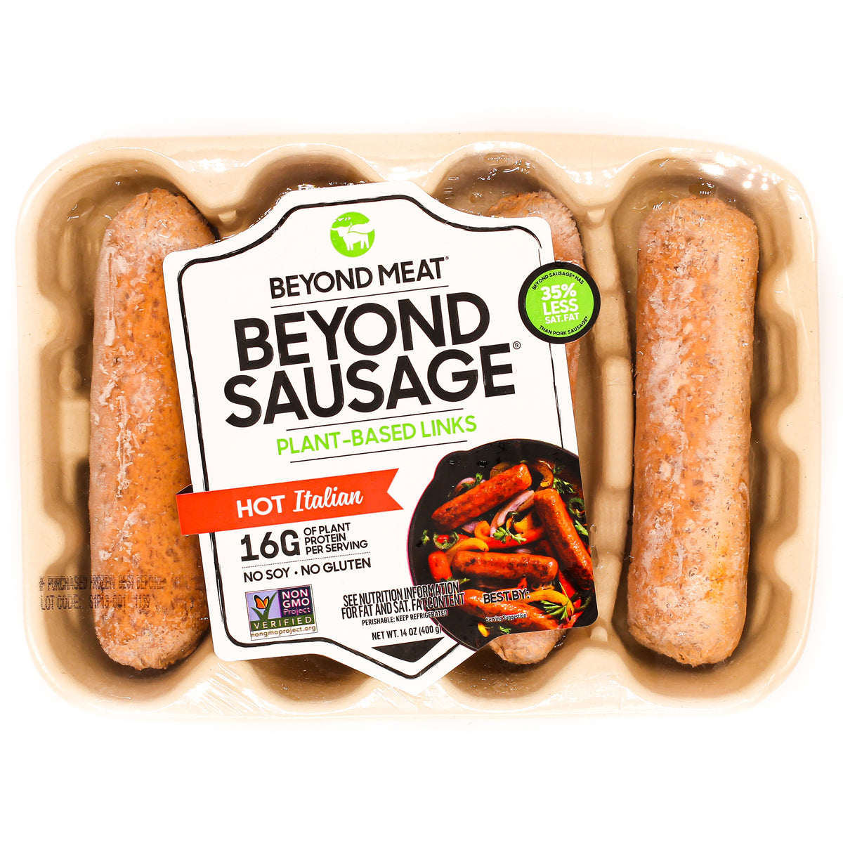 Beyond Meat Beyond Sausage Hot Italian