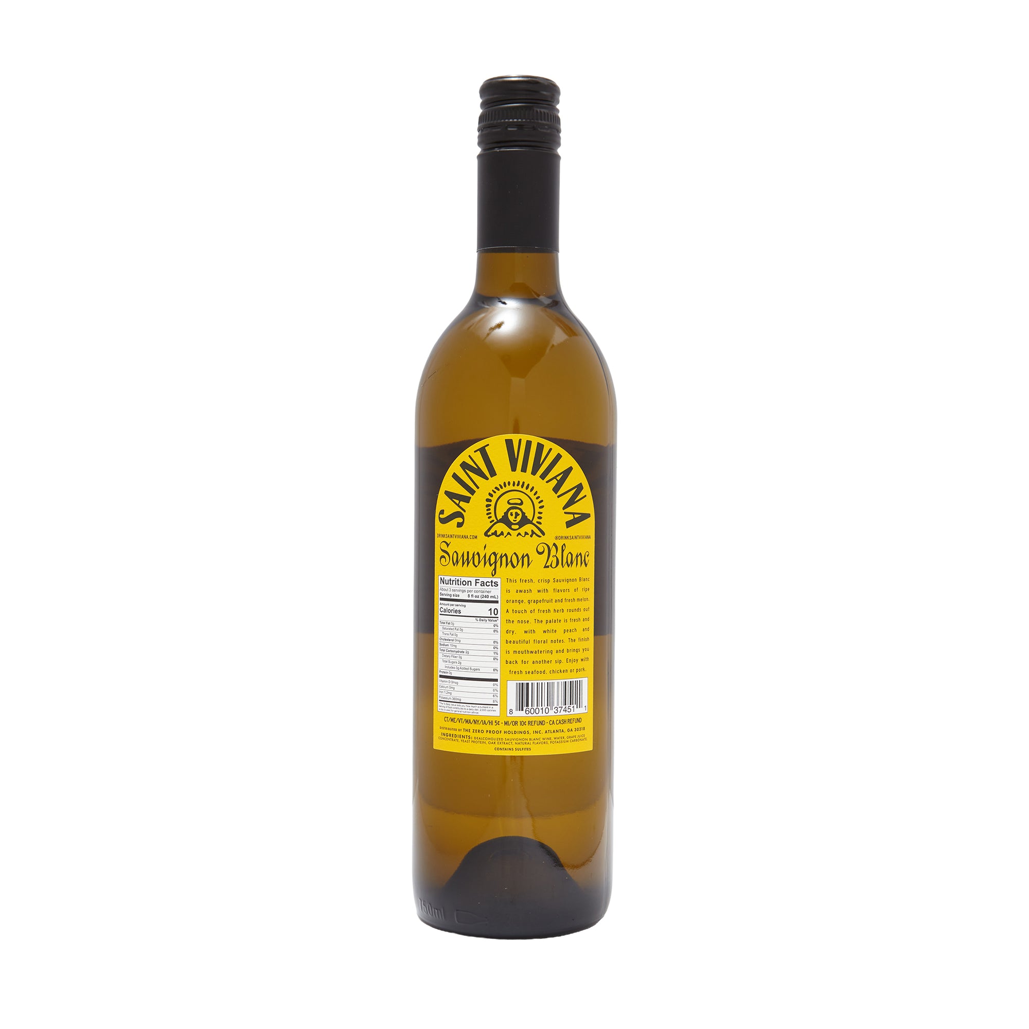 Saint Viviana Non Alcoholic Sauvignon Blanc