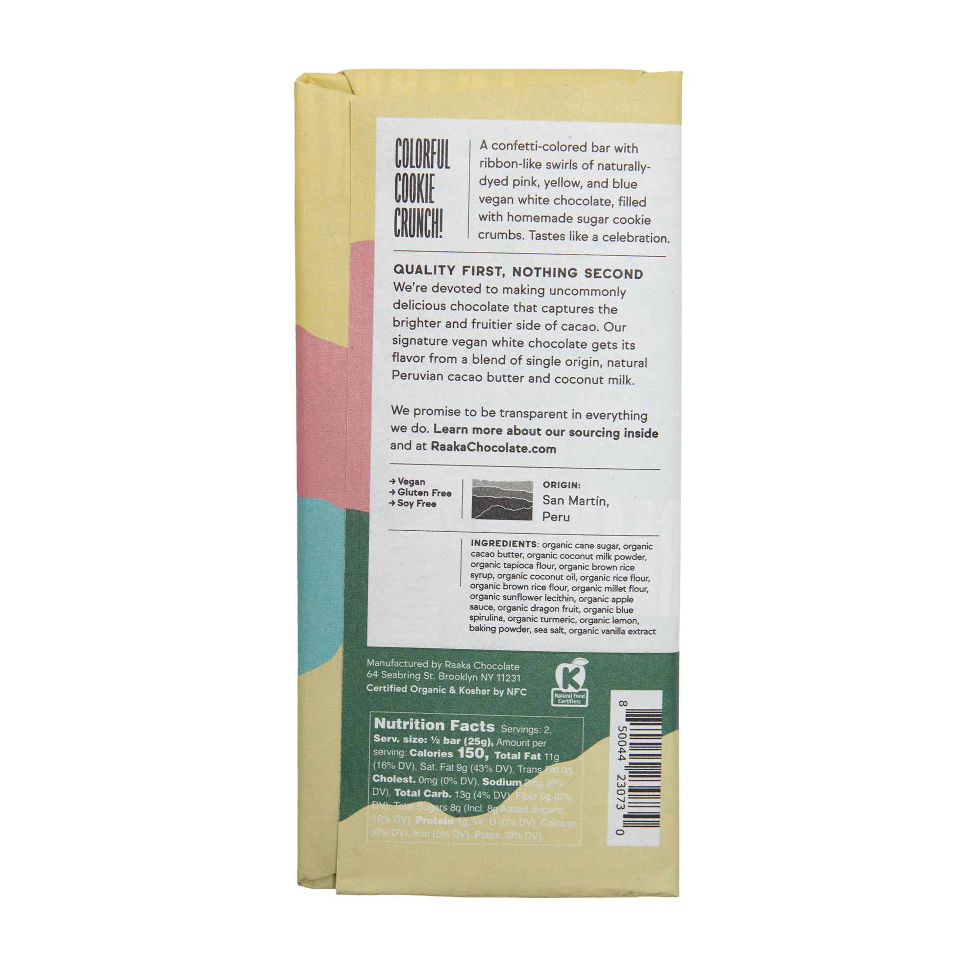 Raaka Chocolate Bar Sugar Cookie