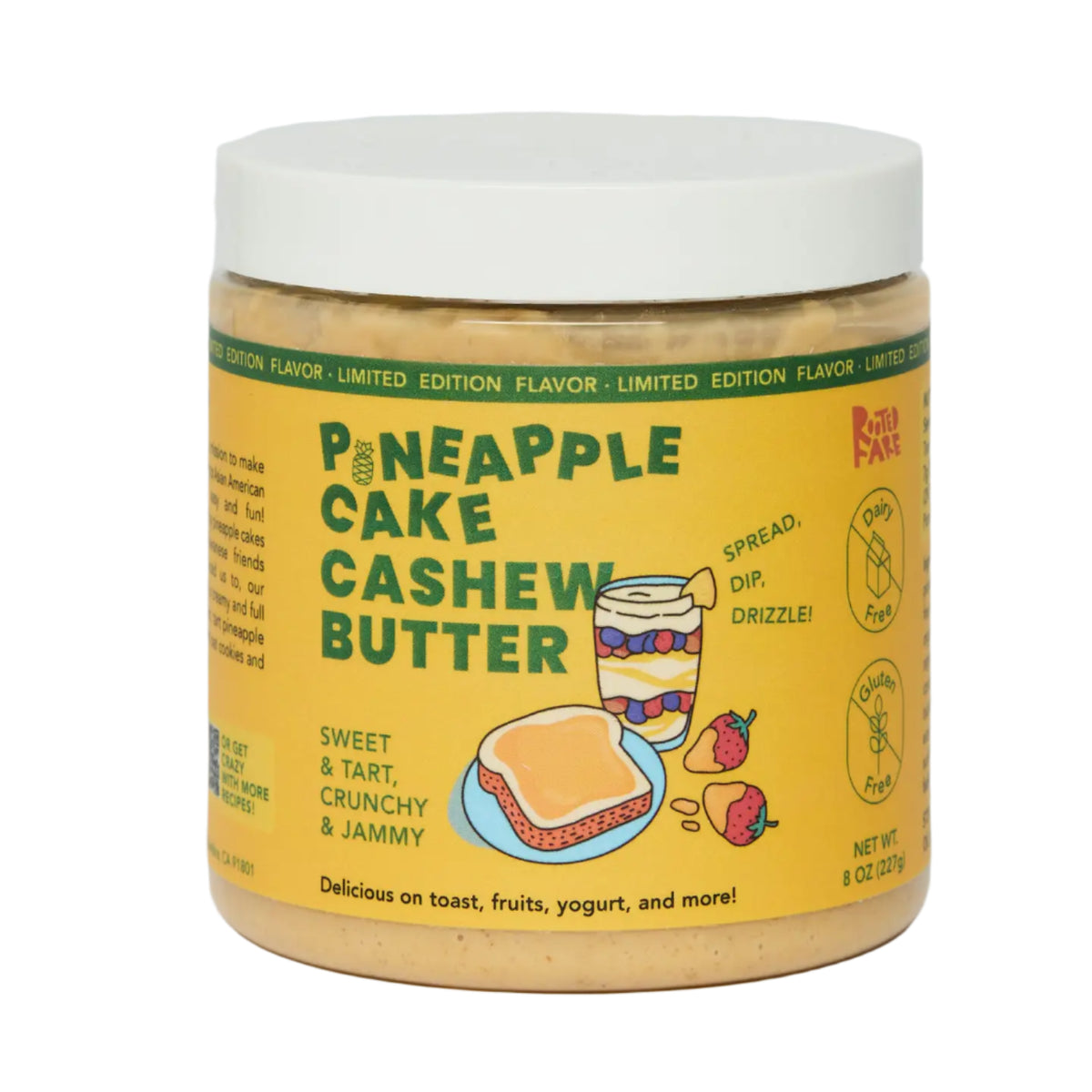 Rooted Fare Cashew Butter Pineapple Cake