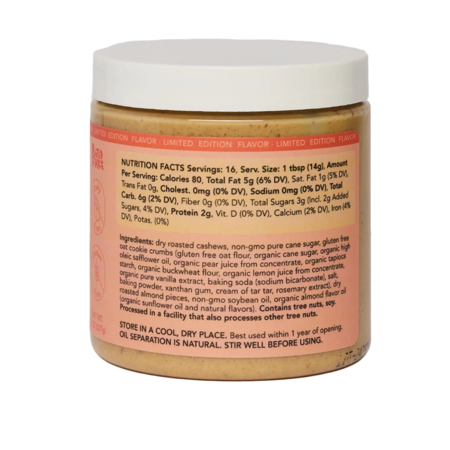 Rooted Fare Almond Butter Chinese Cookie