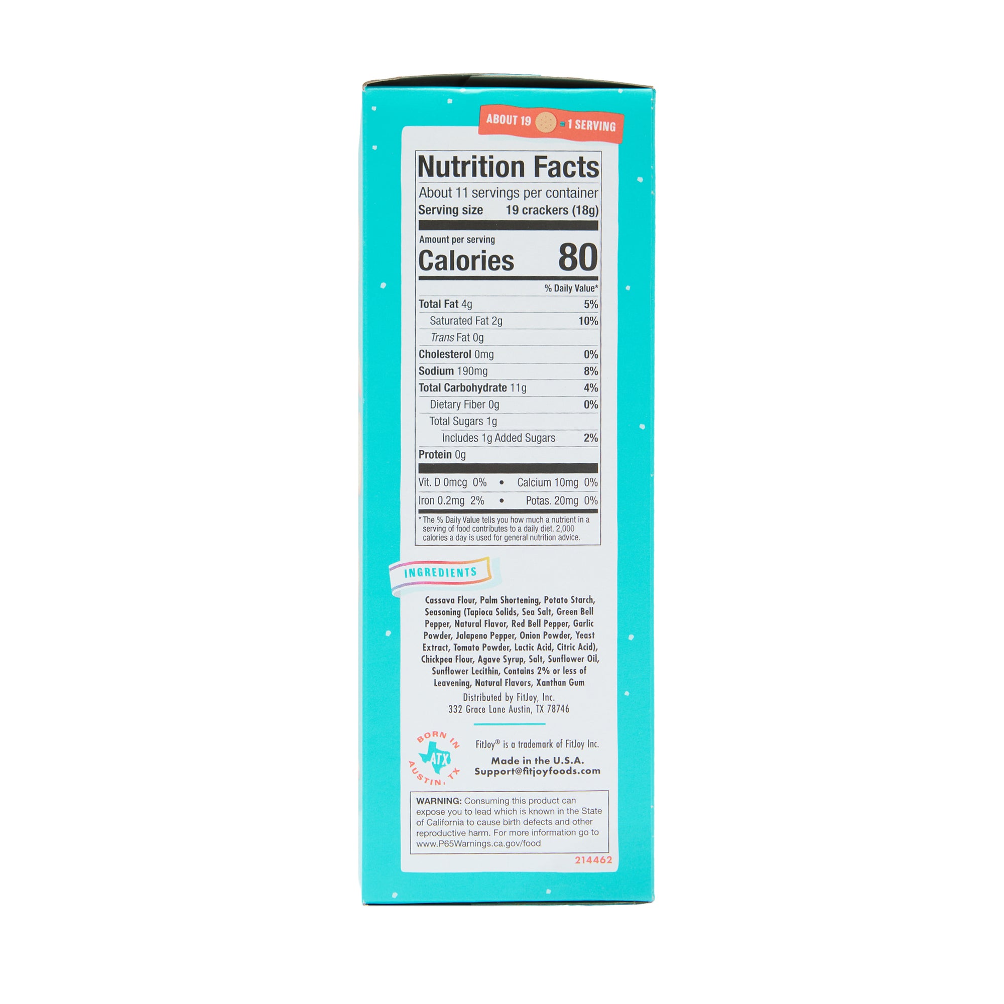 Fitjoy Mini Crackers Southwest Cheddar
