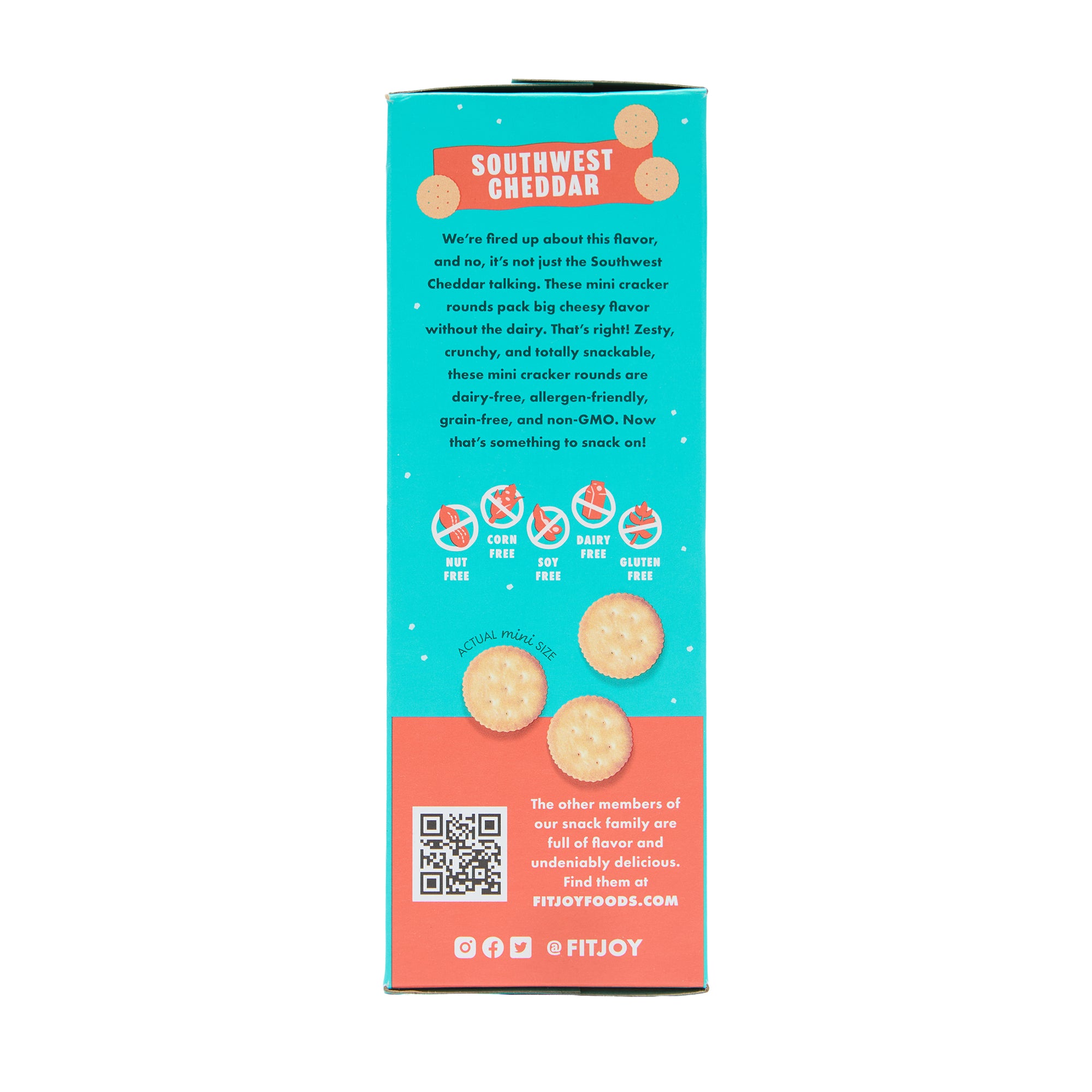 Fitjoy Mini Crackers Southwest Cheddar