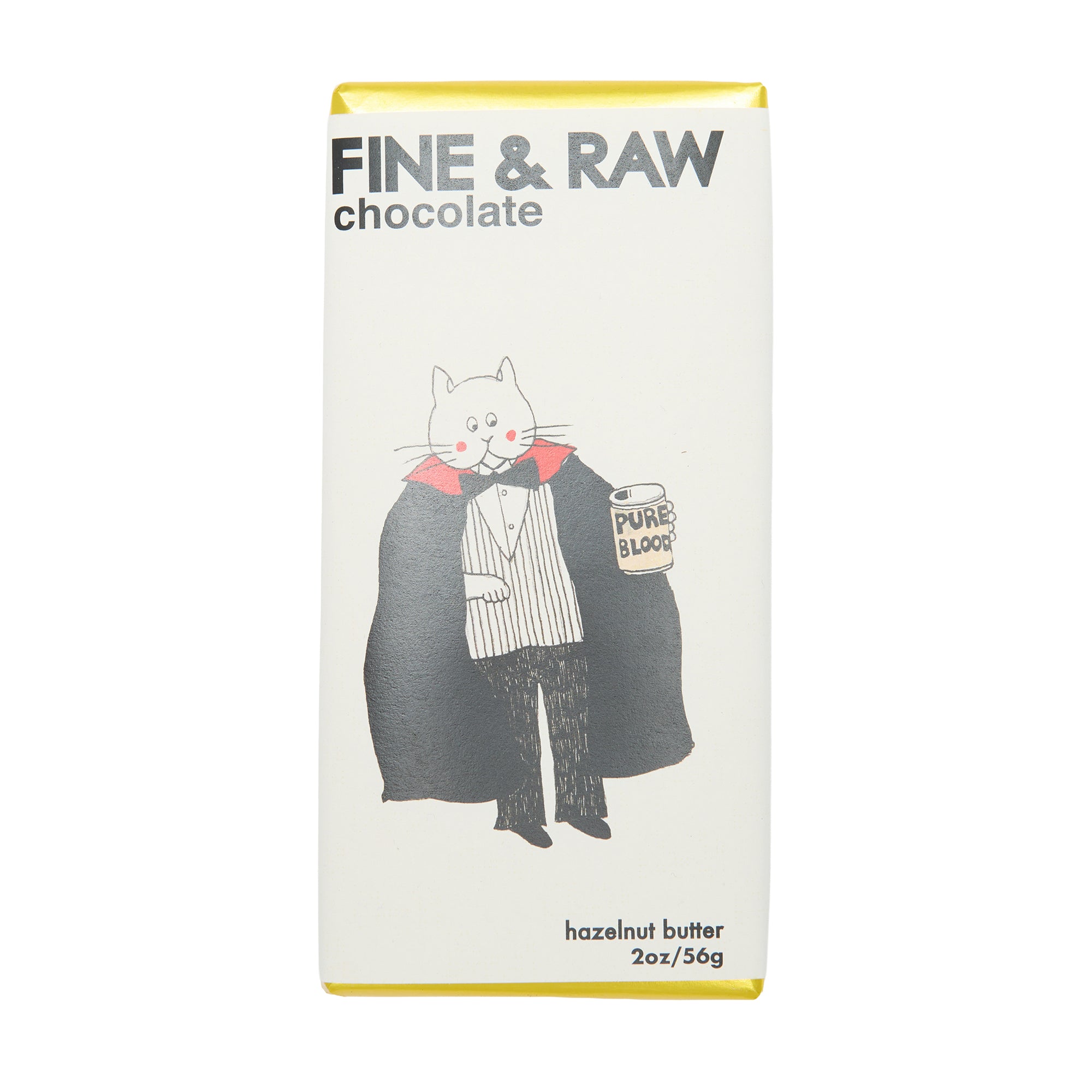 Fine & Raw Halloween Chocolate Bar Hazelnut Kittys Bloody Cocktail