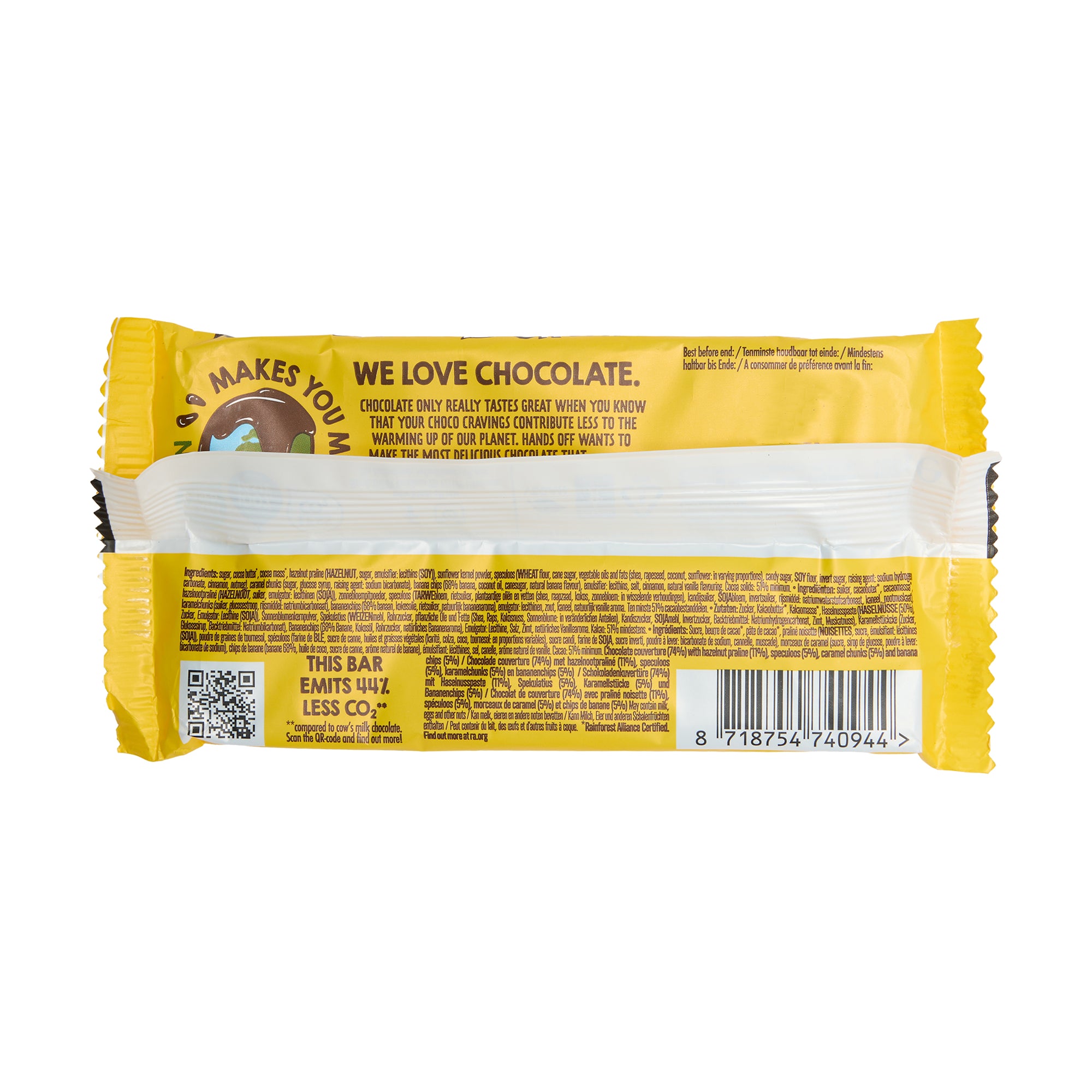 Hands Off Chocolate Bar Chunky Cookie Caramel
