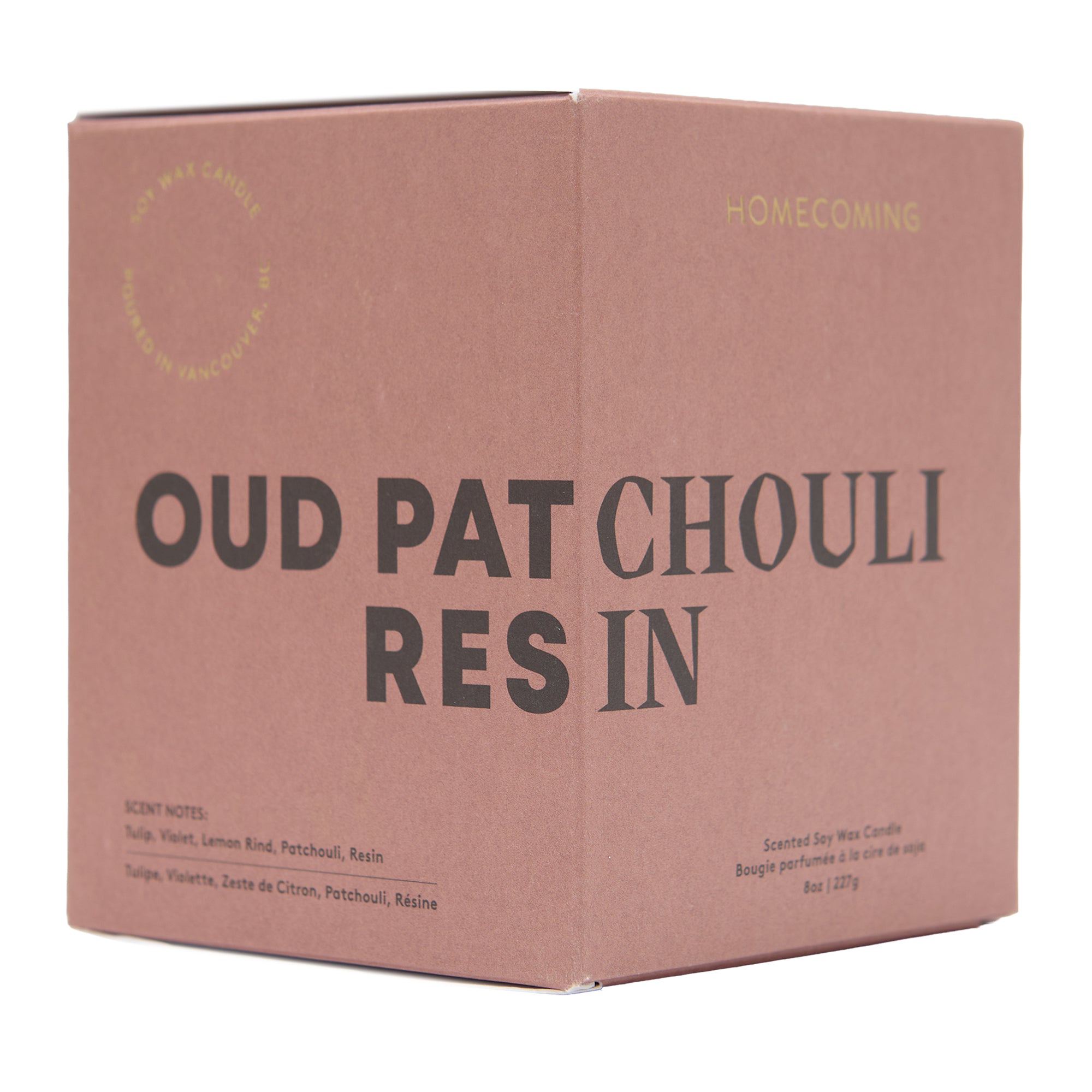 Homecoming Candle Oud Patchouli