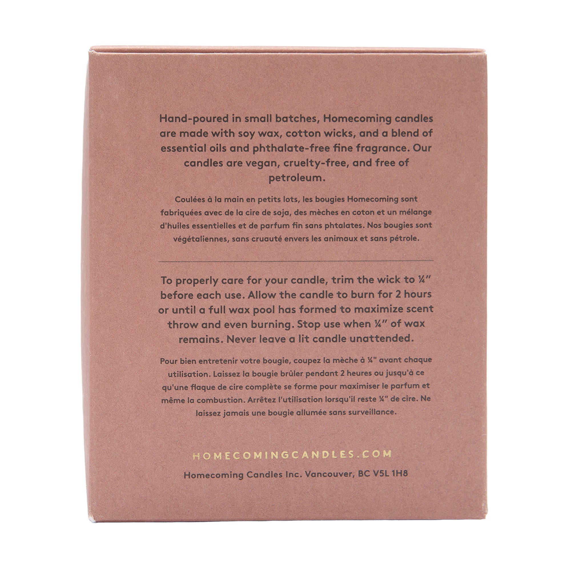 Homecoming Candle Oud Patchouli
