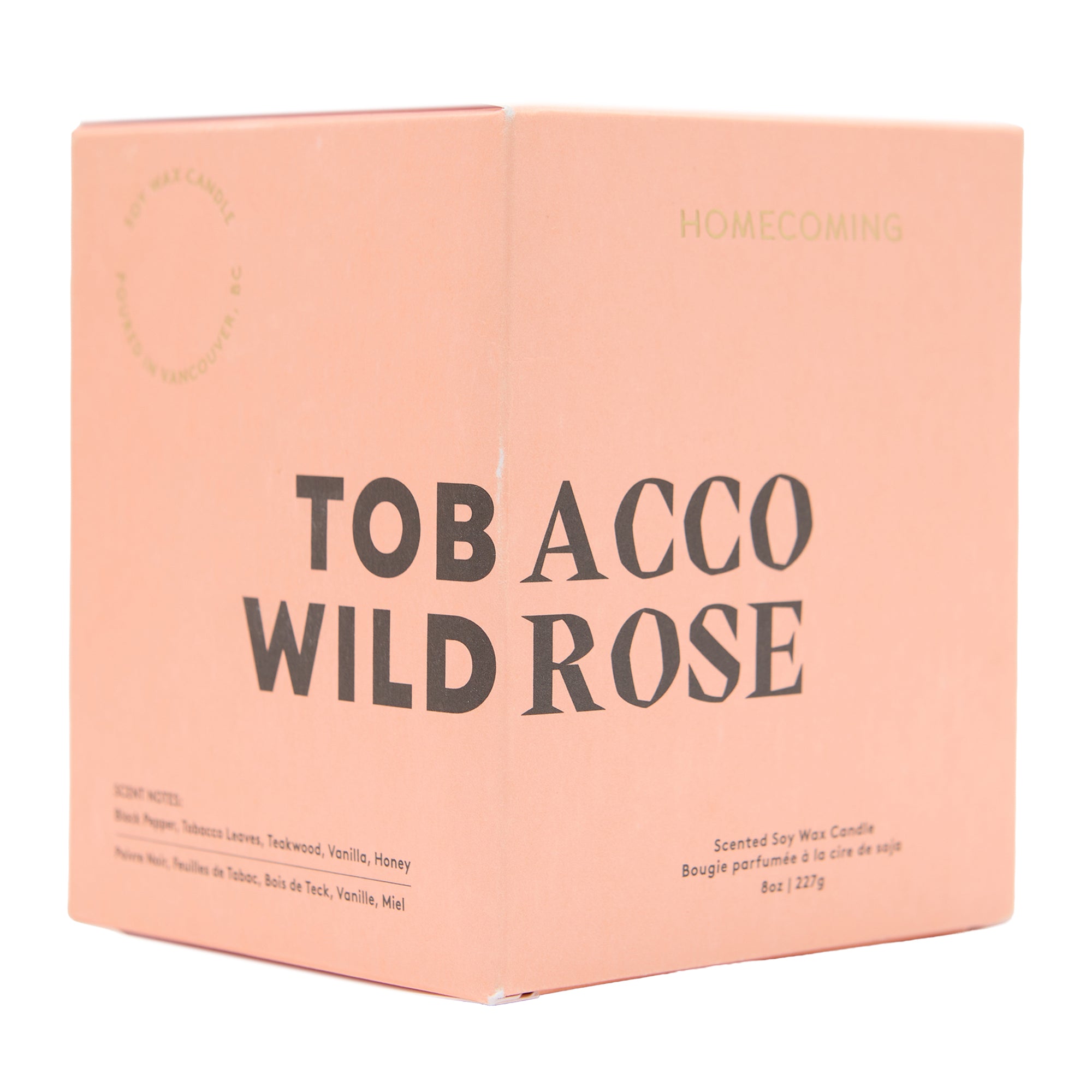 Homecoming Candle Tobacco Wild Rose