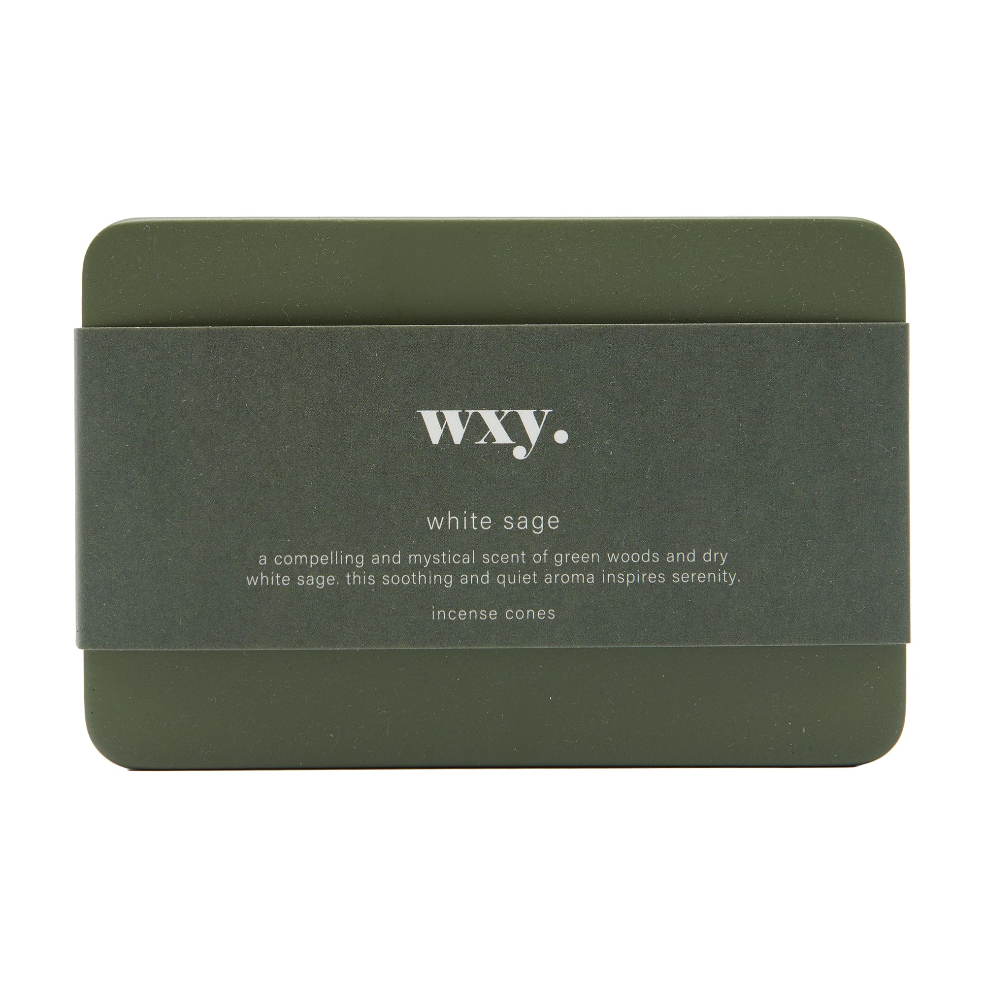 wxy Incense Cones White Sage (green)