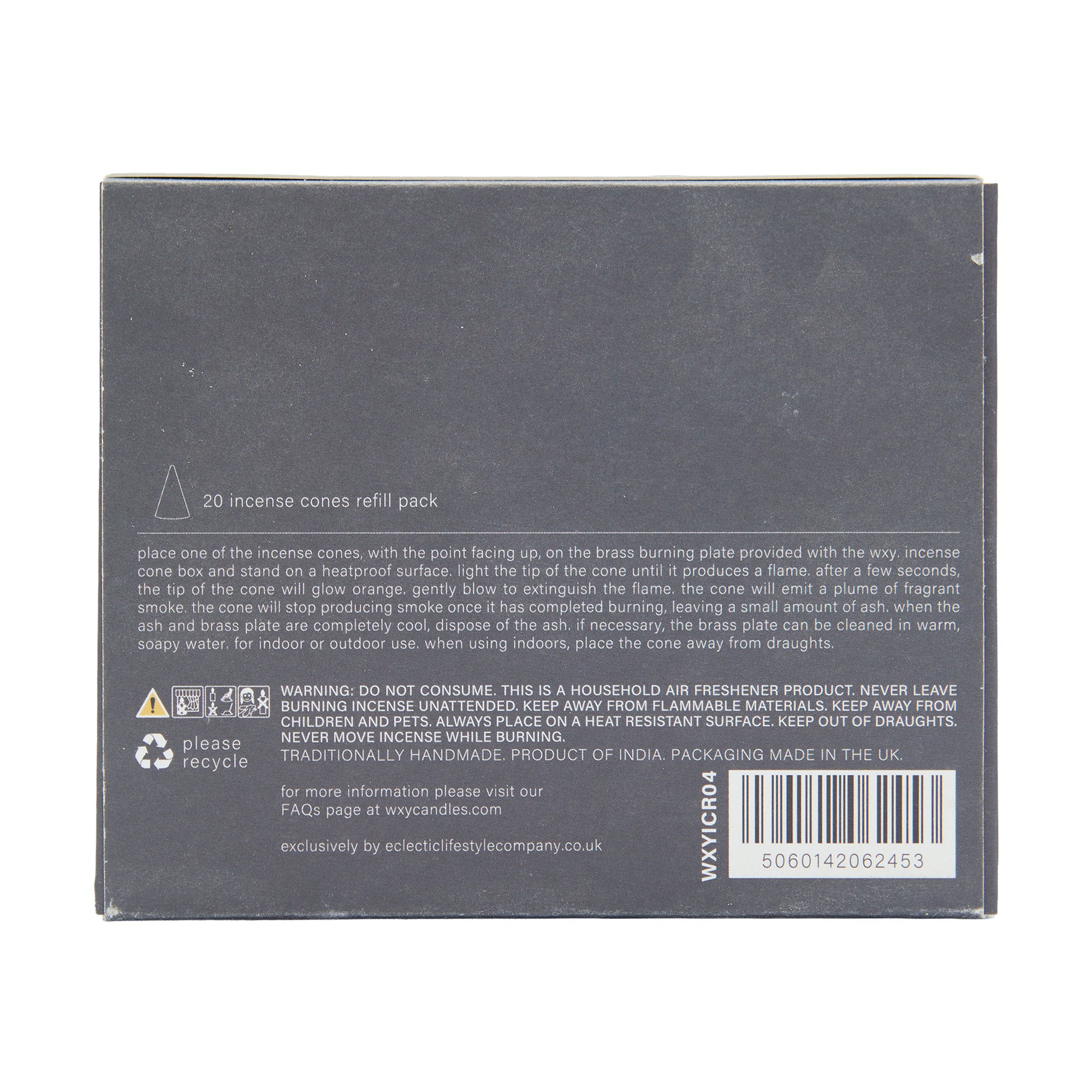wxy Incense Cones Refill Oudh