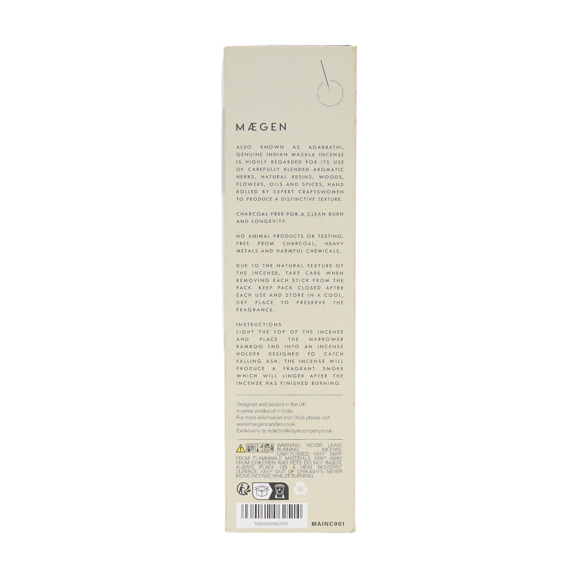 MAEGEN Incense Sticks White Sage