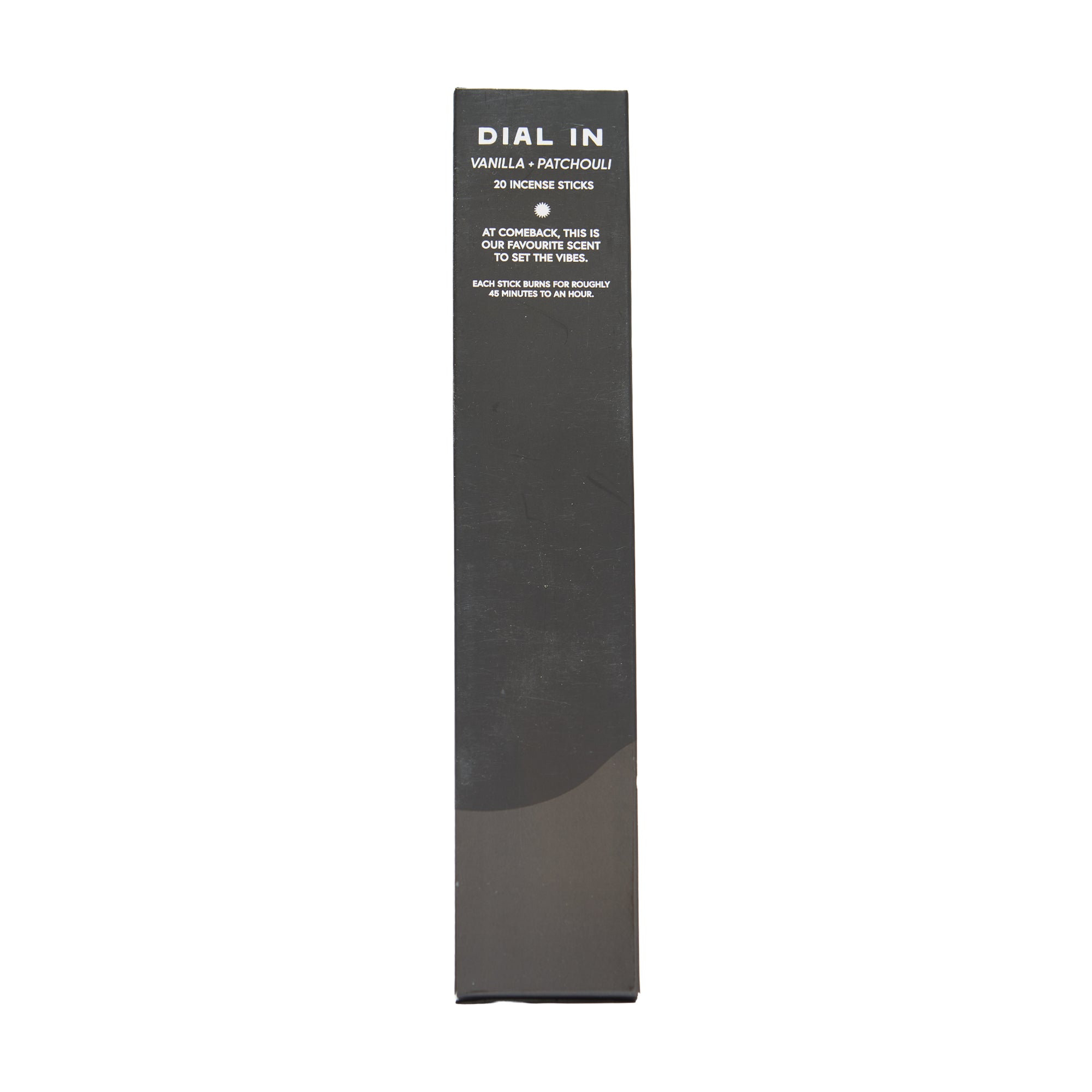 Comeback Incense Dial In