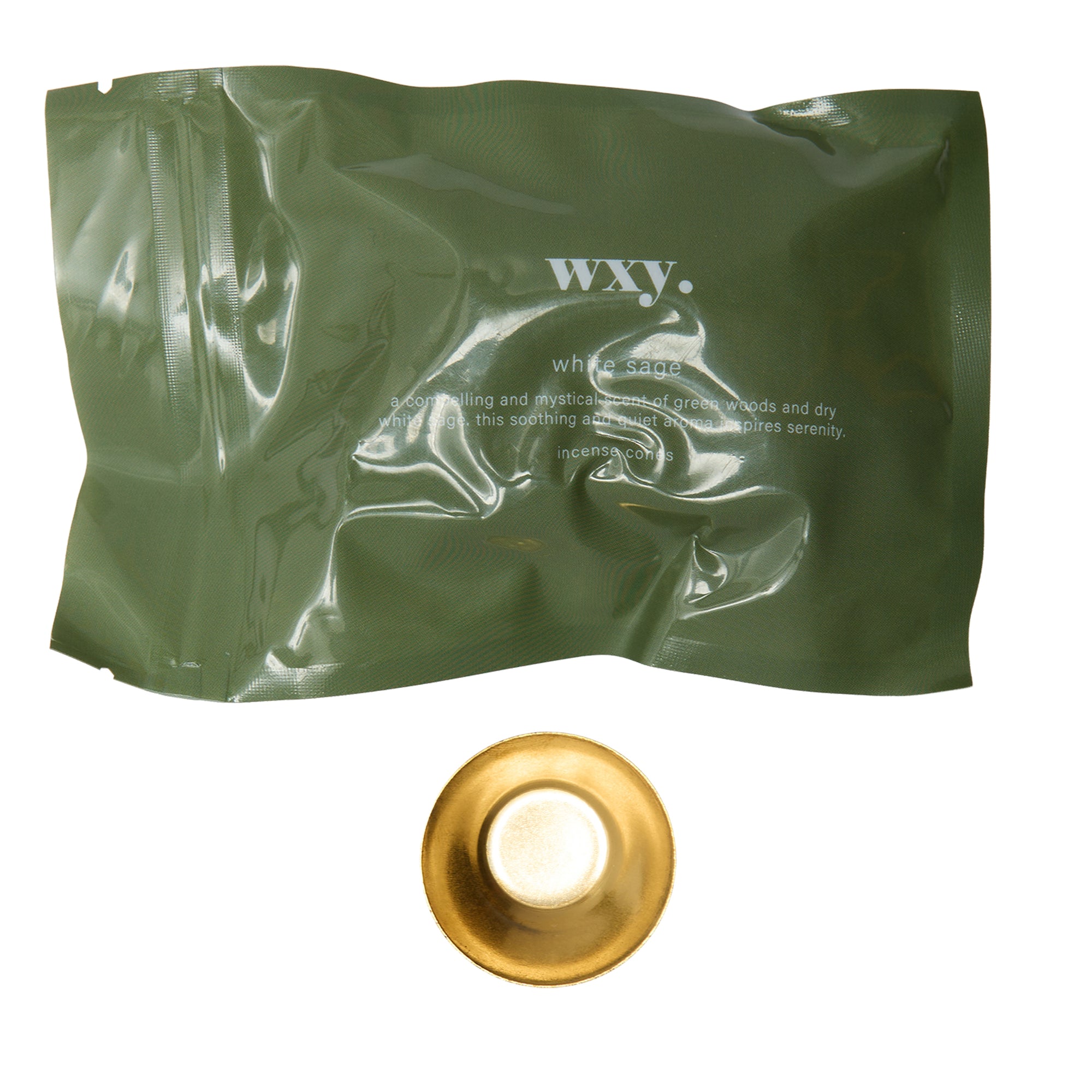 wxy Incense Cones White Sage (green)