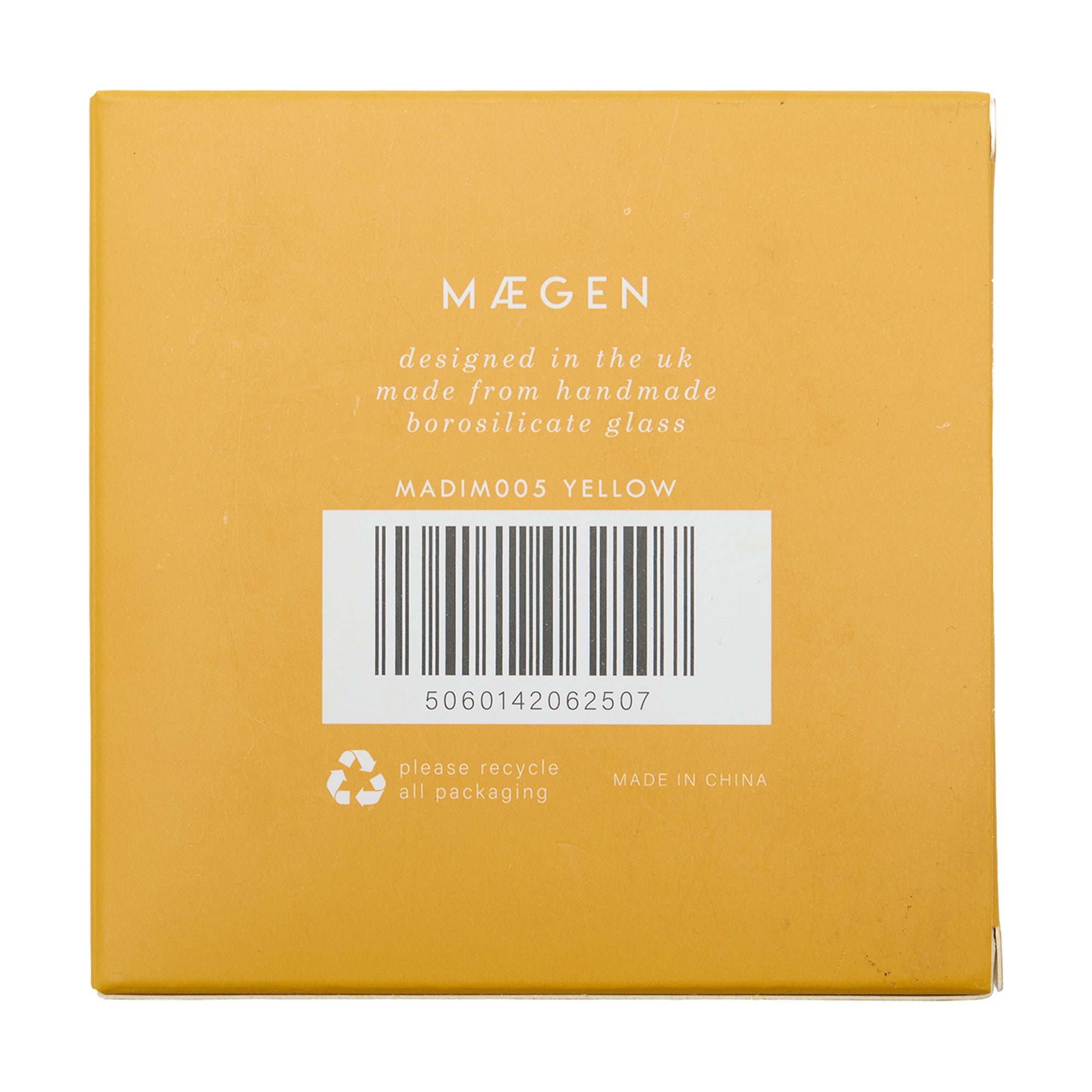 MAEGEN Dimple Incense Holder Yellow