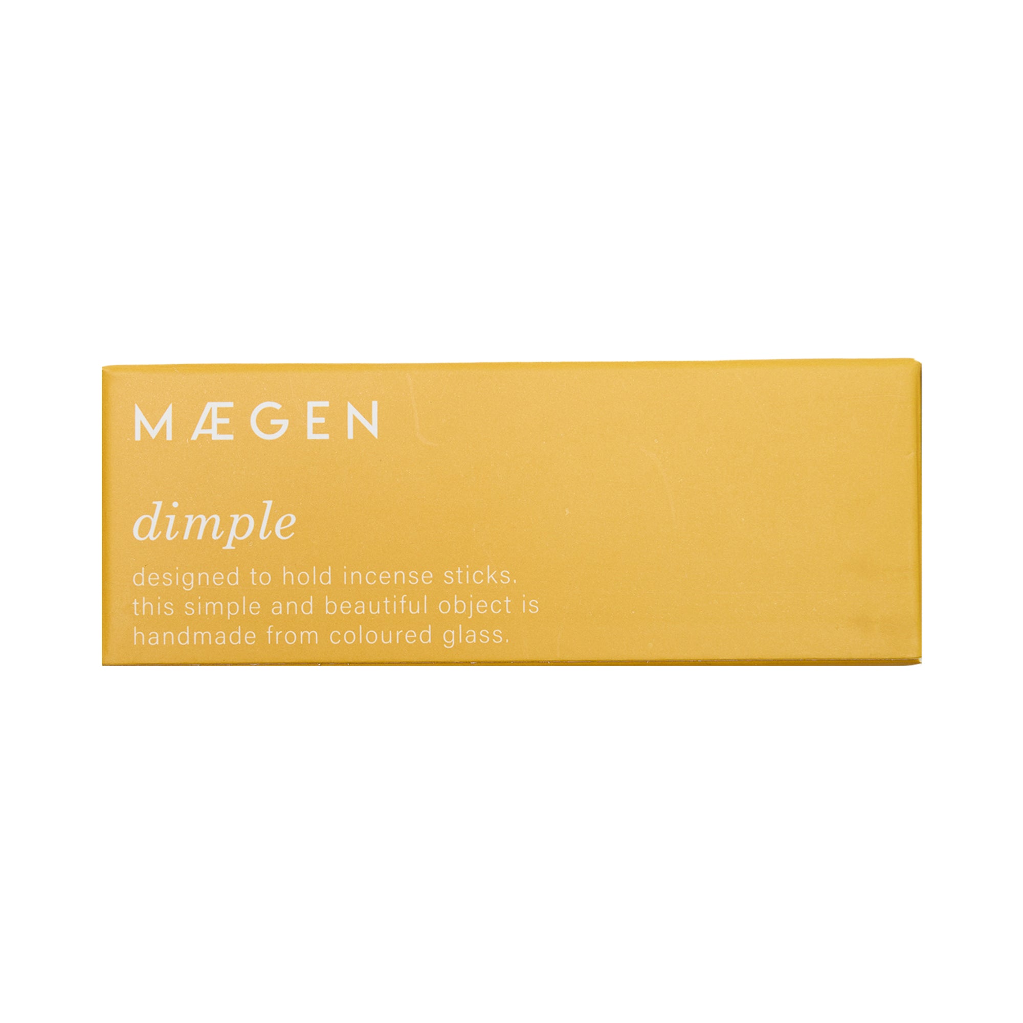 MAEGEN Dimple Incense Holder Yellow