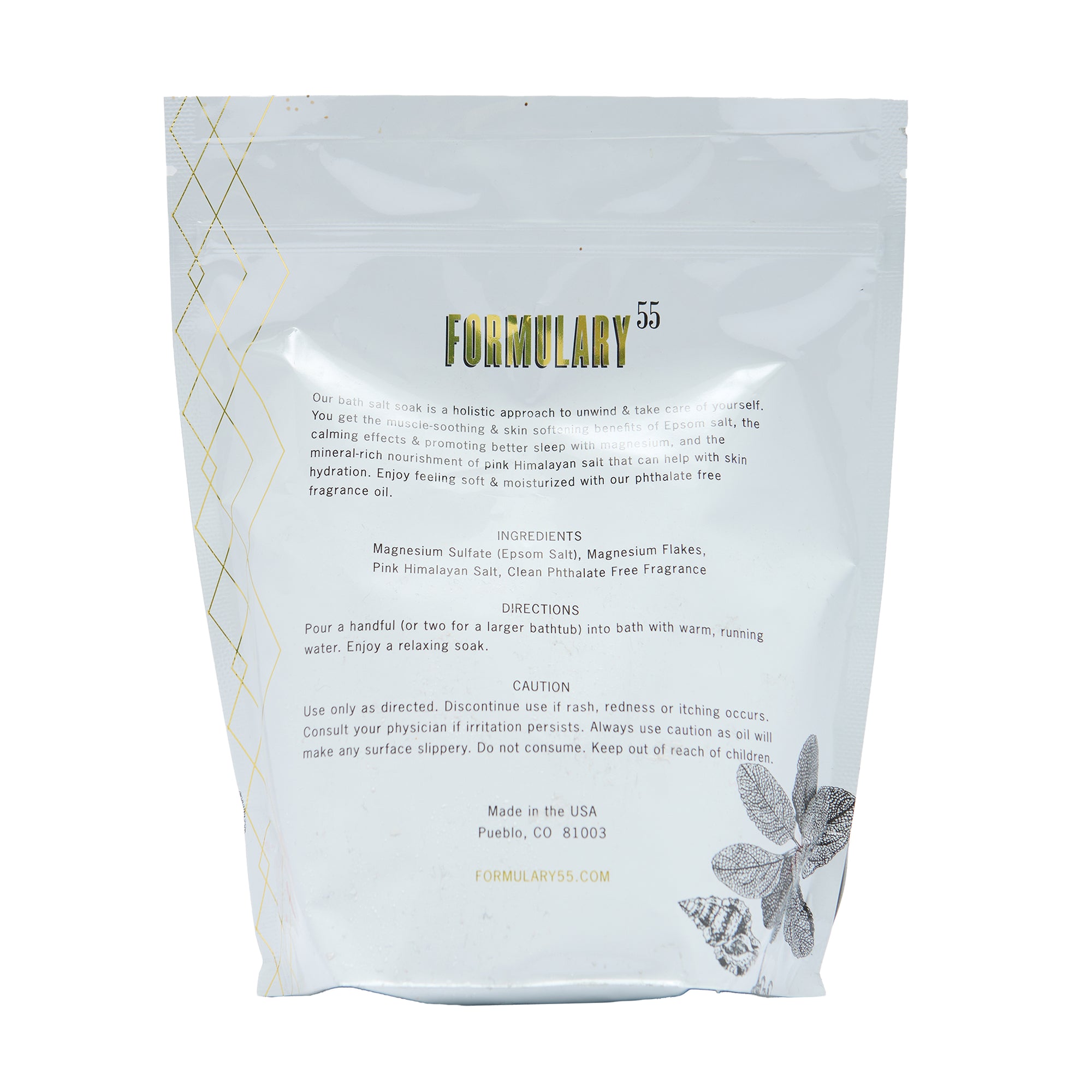 Formulary 55 Bath Salt Sea Salt & Sage