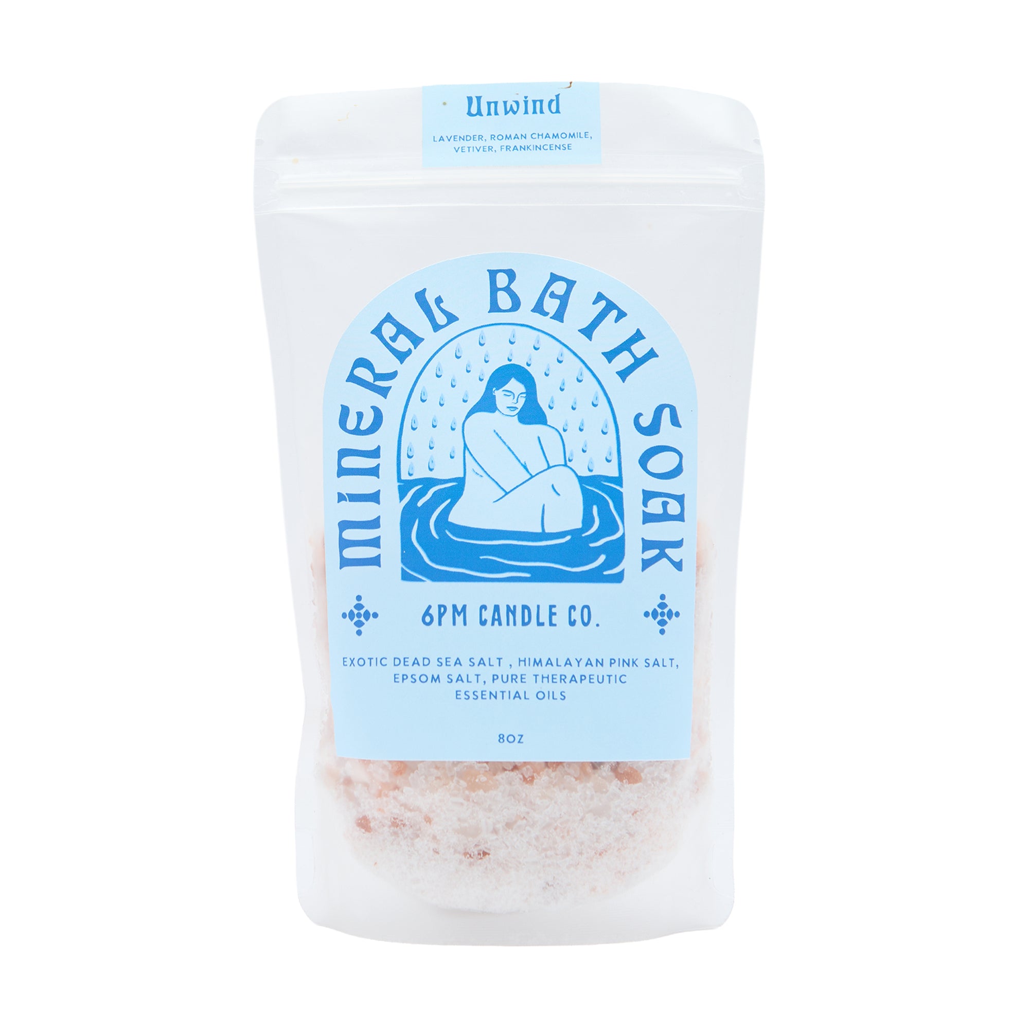 6PM Candle Co Mineral Bath Soak Unwind