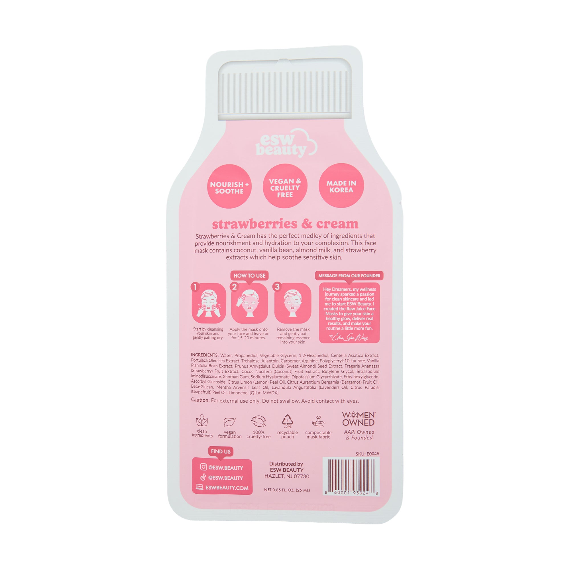 Esw Mask Strawberry Dream