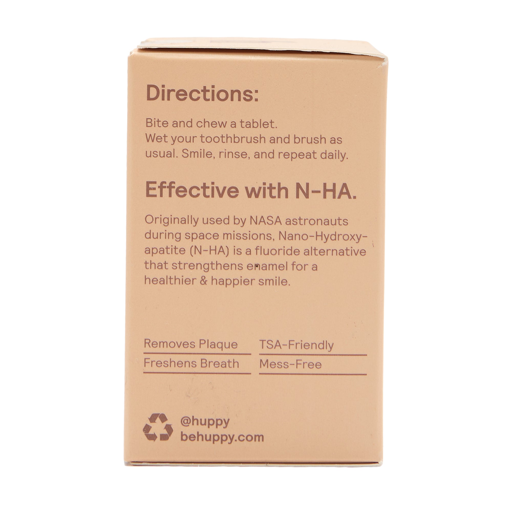 Huppy Toothpaste Tablets Cinnamon Box