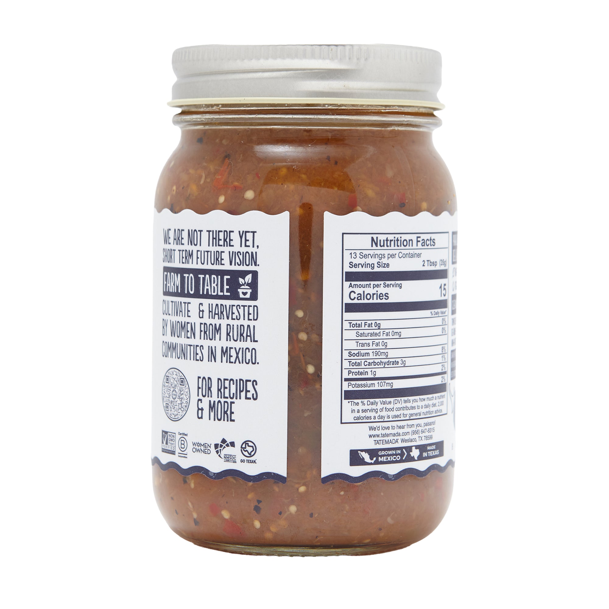 Tatemada Salsa Arbol
