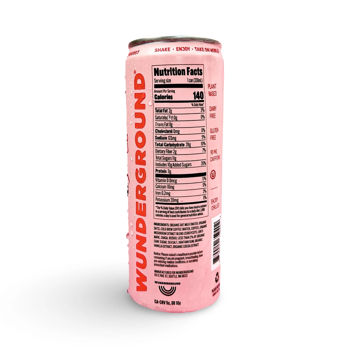 Wunderground Brain Wash Cold Brew Oat Milk