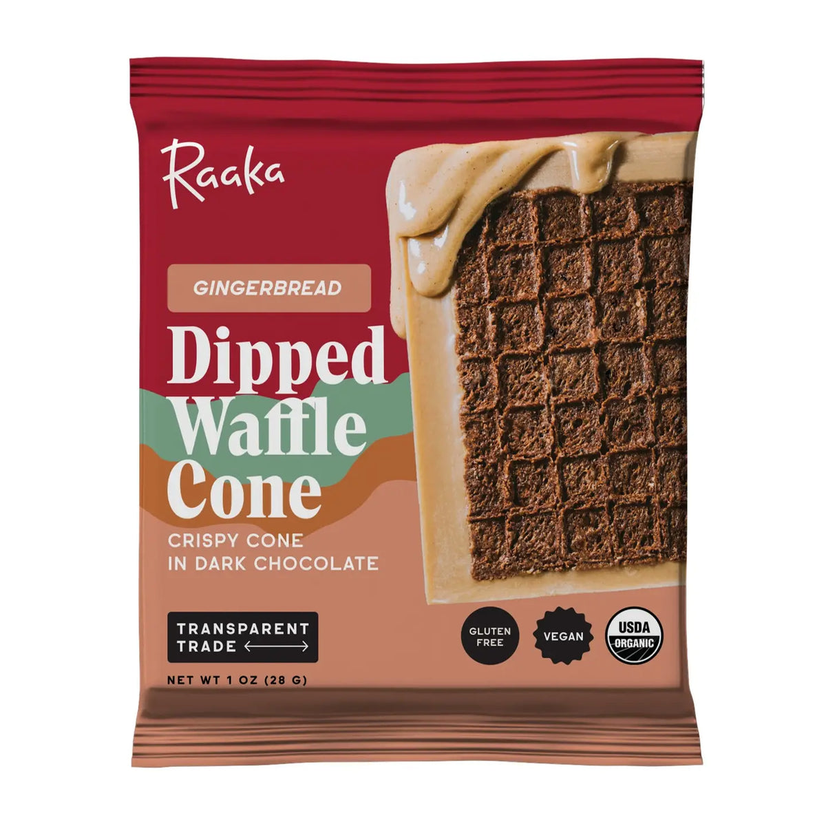 Raaka Waffle Bar Gingerbread