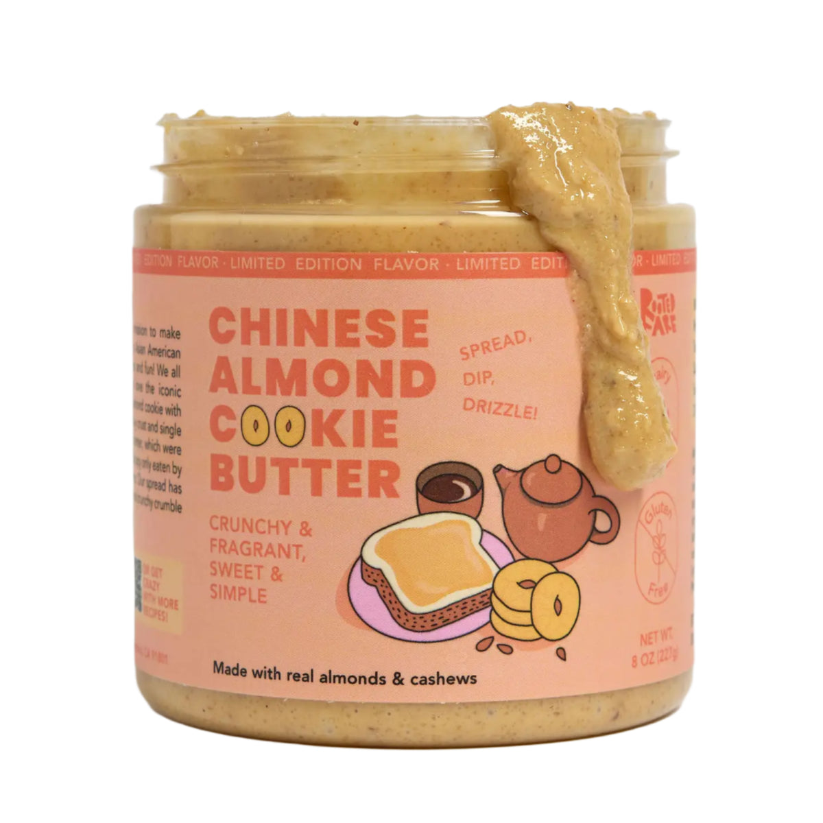 Rooted Fare Almond Butter Chinese Cookie