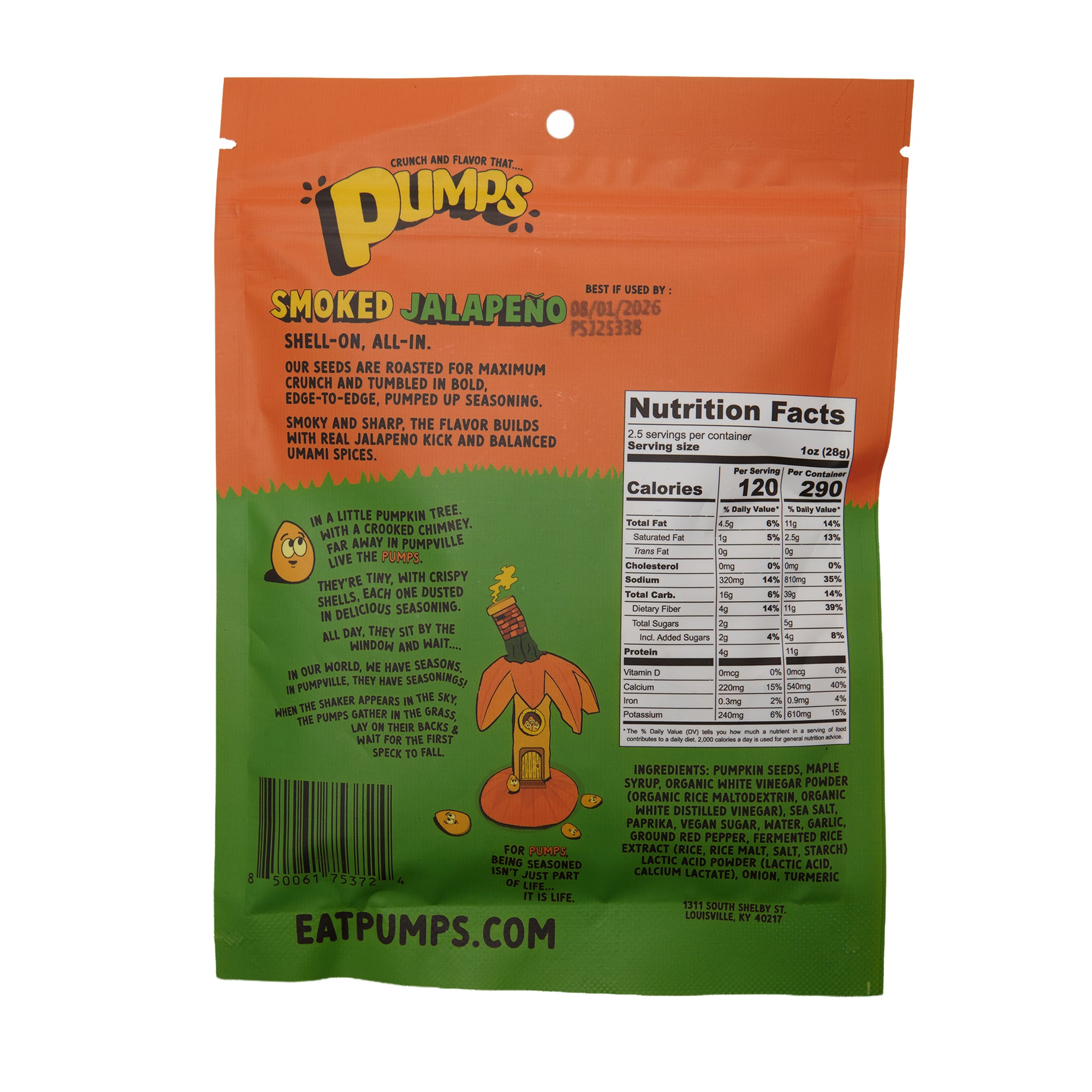 Louisville Pumpkin Seeds Smoked Jalapeno