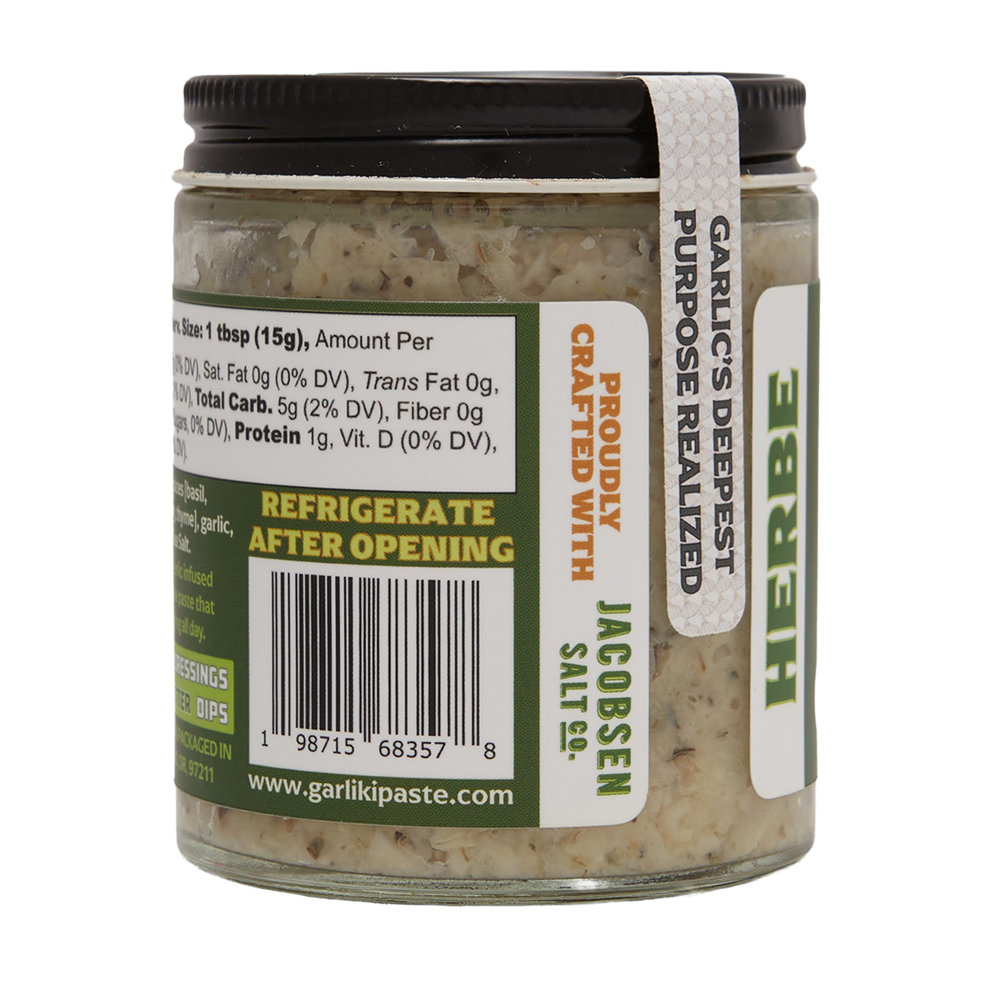 Garliki Fermented Garlic Paste Italian Herb