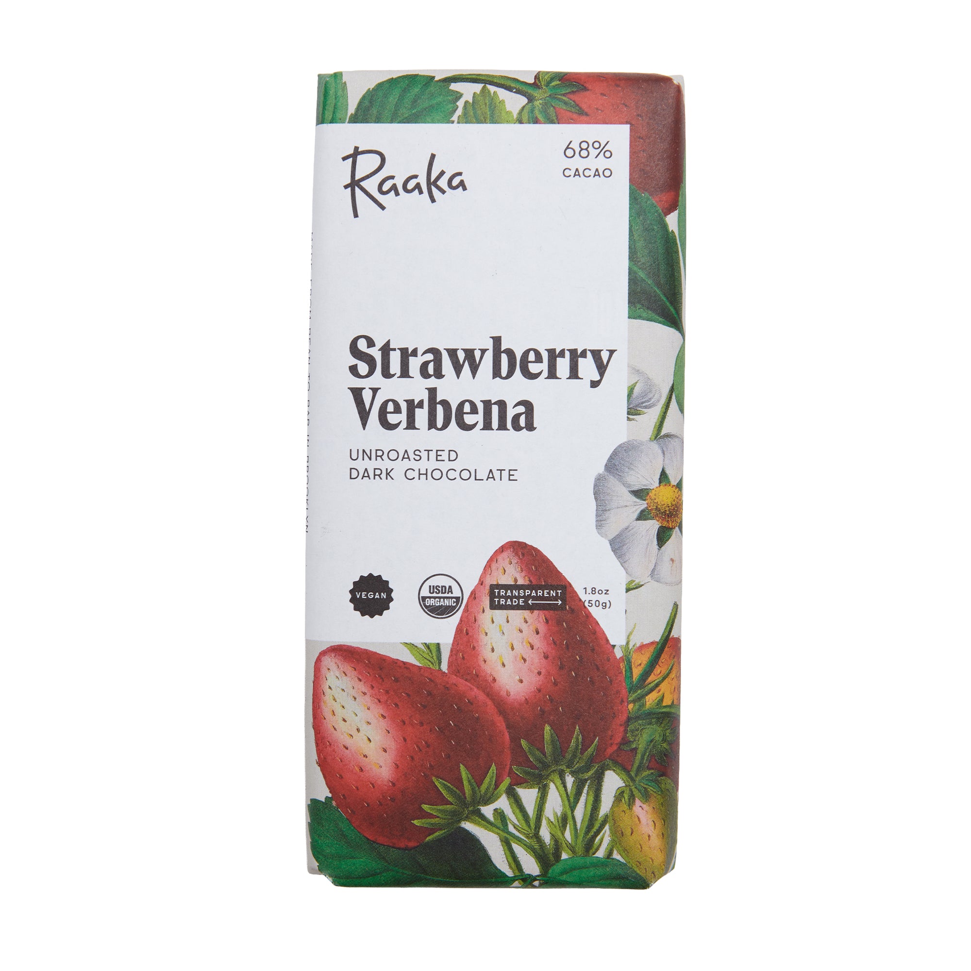 Raaka Chocolate Bar Strawberry Verbena