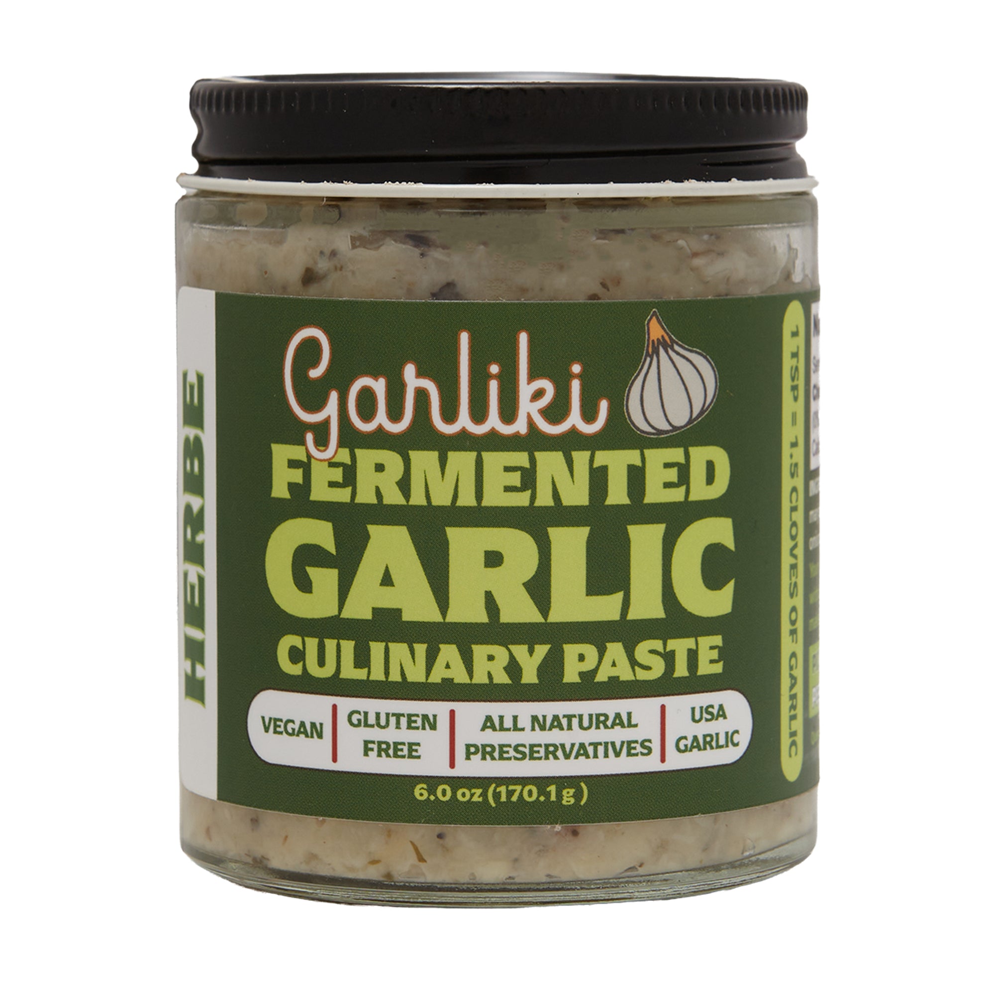 Garliki Fermented Garlic Paste Italian Herb