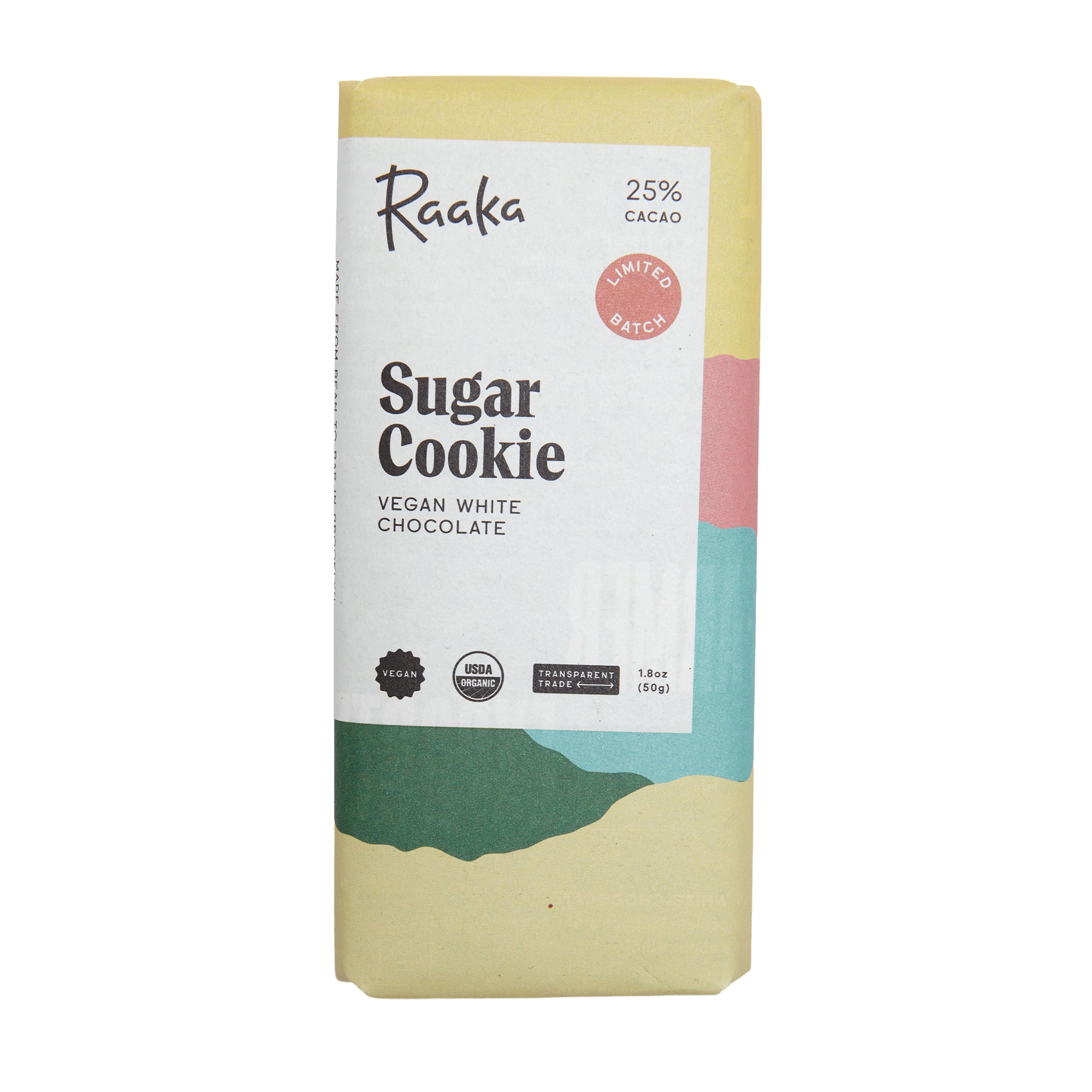 Raaka Chocolate Bar Sugar Cookie