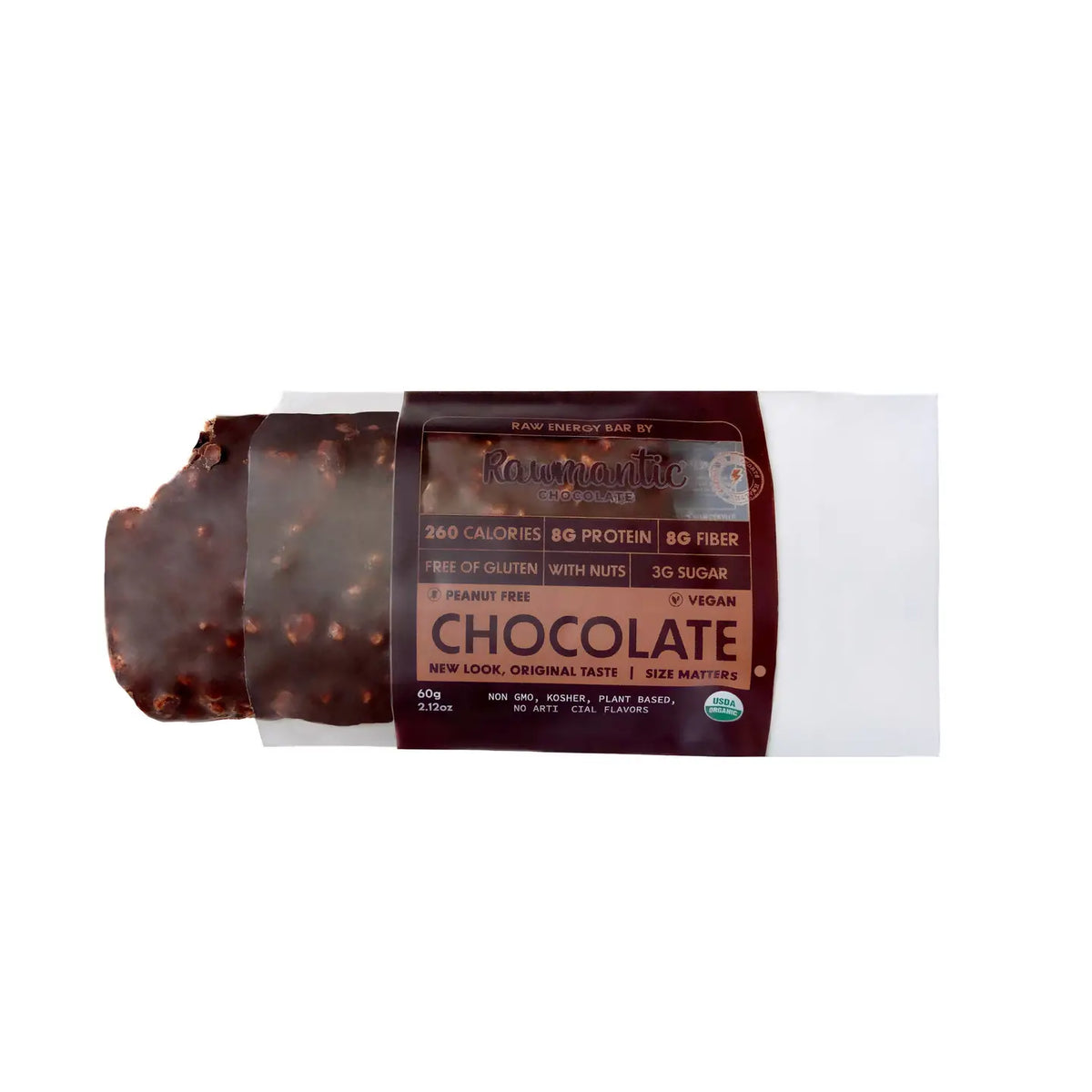 Rawmanticchocolate Protein Bar Dark Chocolate