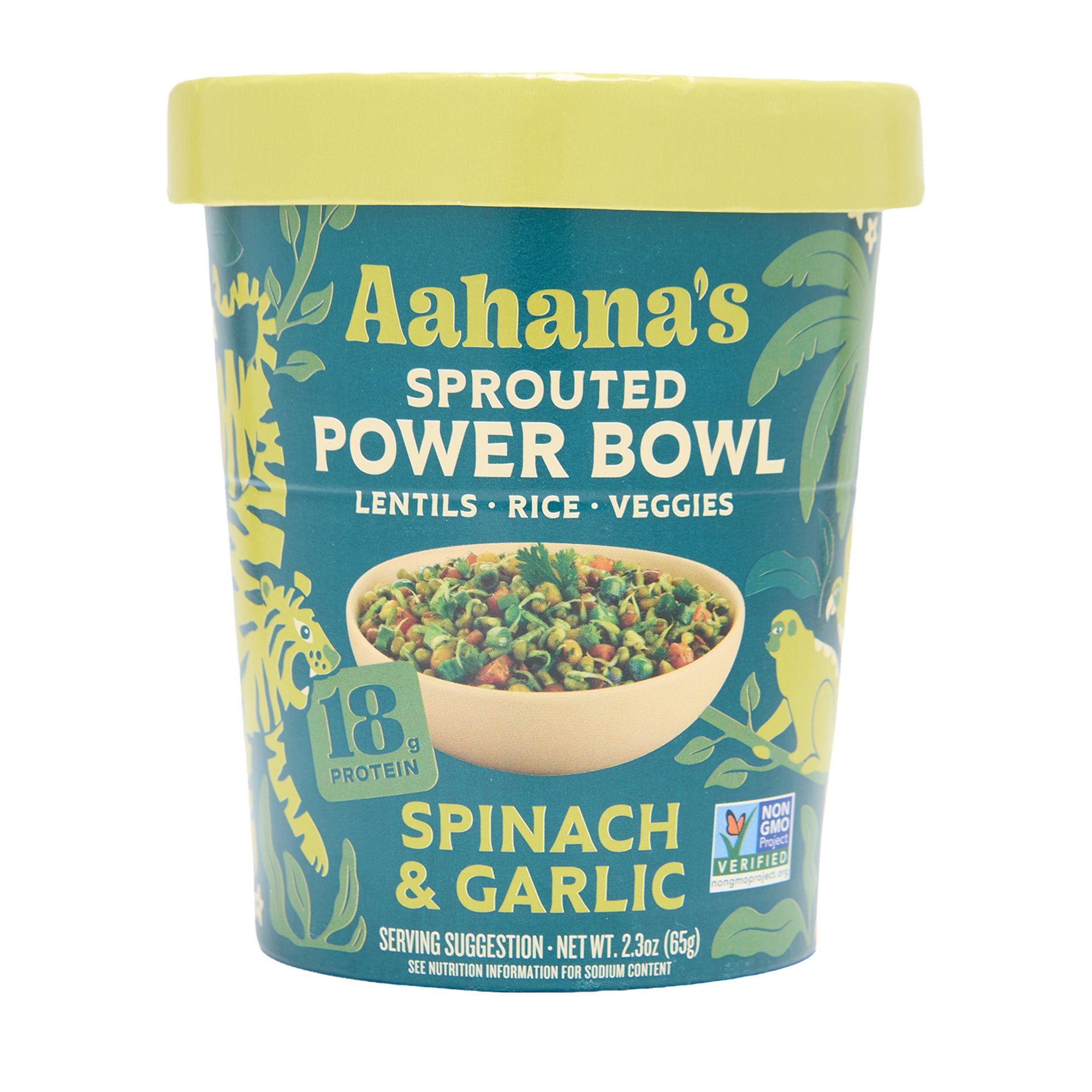 Aahanas Naturals Power Bowl Spinach & Garlic