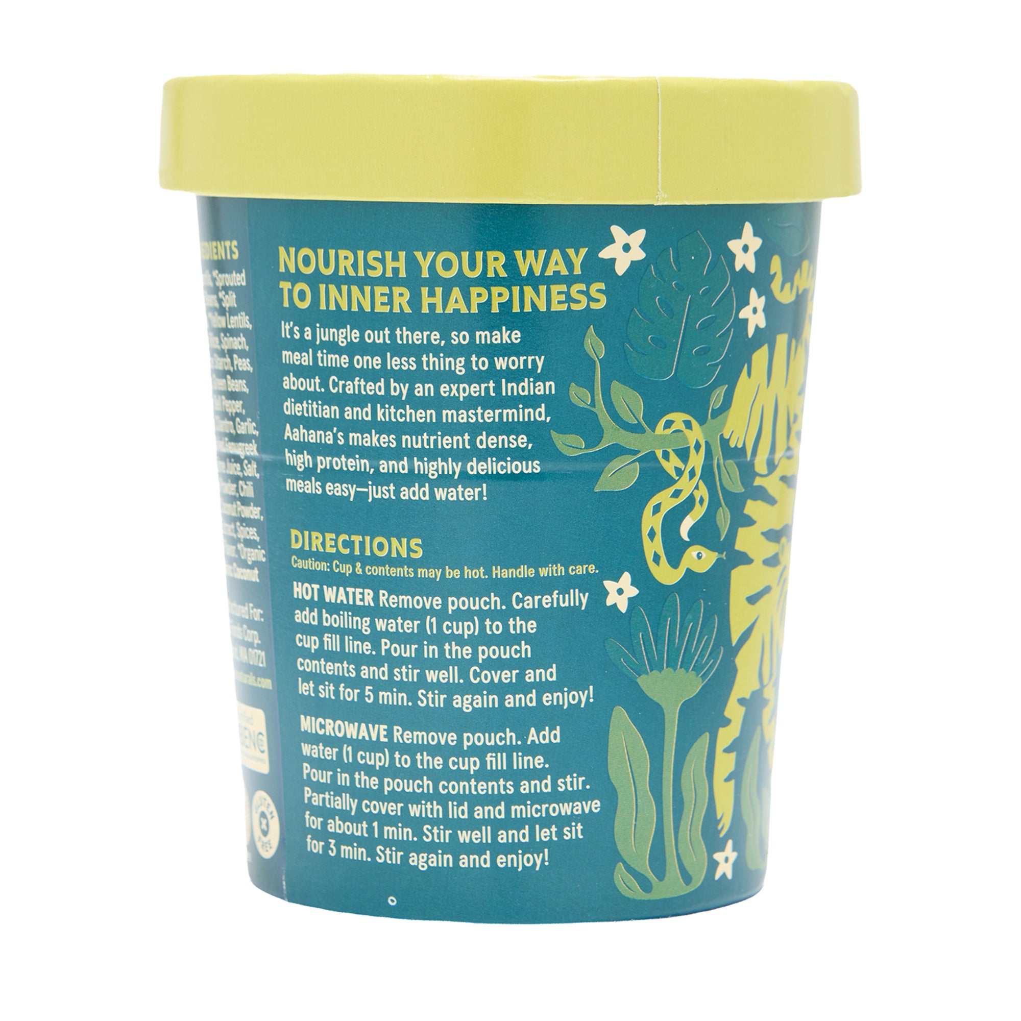 Aahanas Naturals Power Bowl Spinach & Garlic