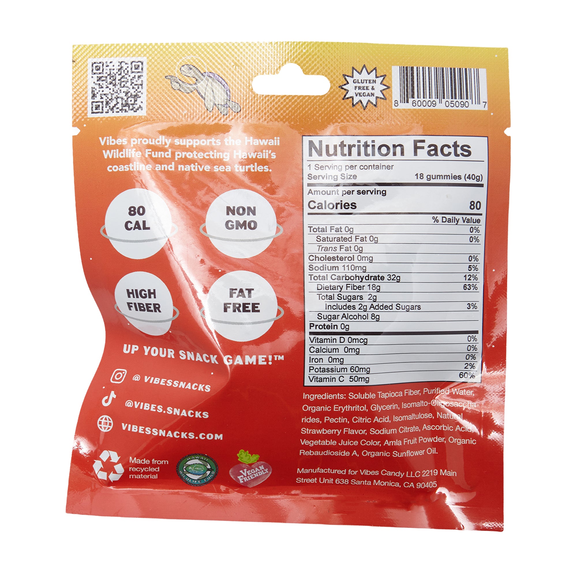 Vibes Fruity Stars Strawberry