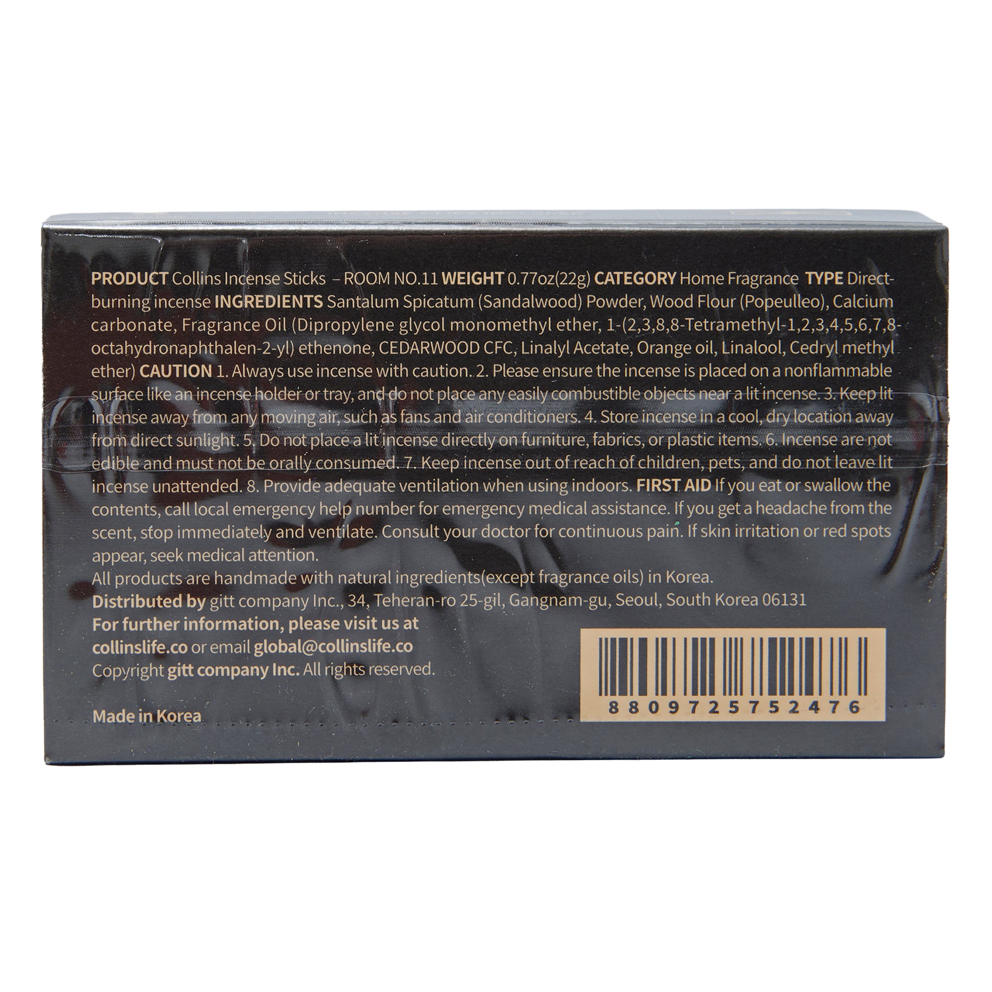 Ameico Collins Incense Room No 11