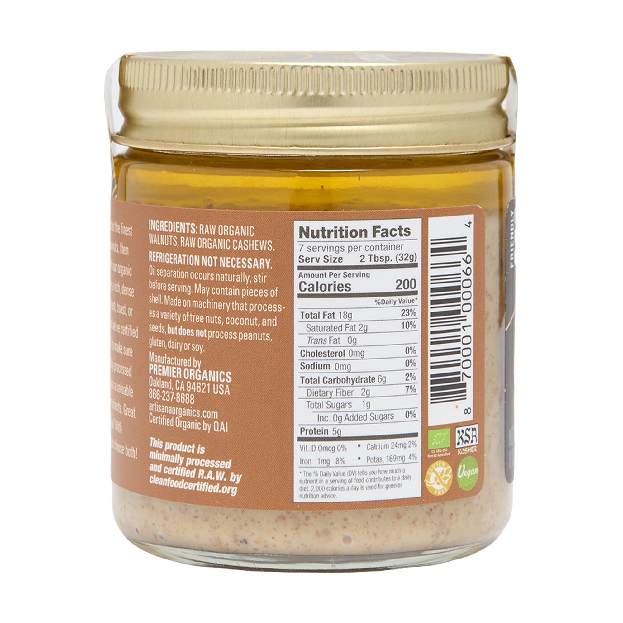Artisana Organics Walnut Butter