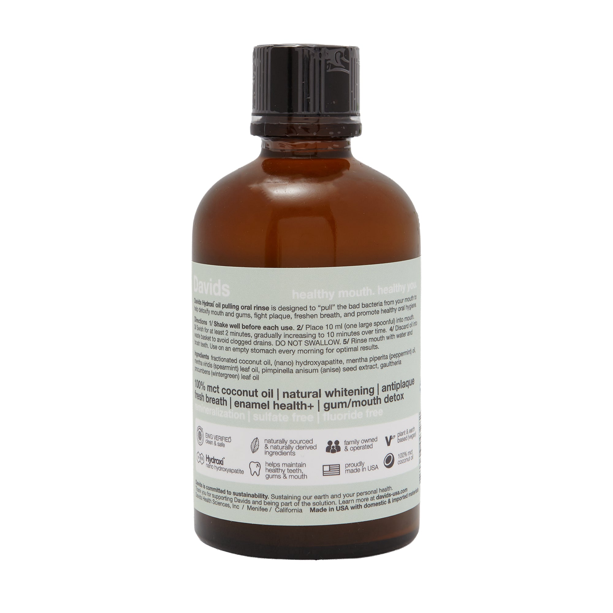 Davids Natural Oil Pulling Rinse