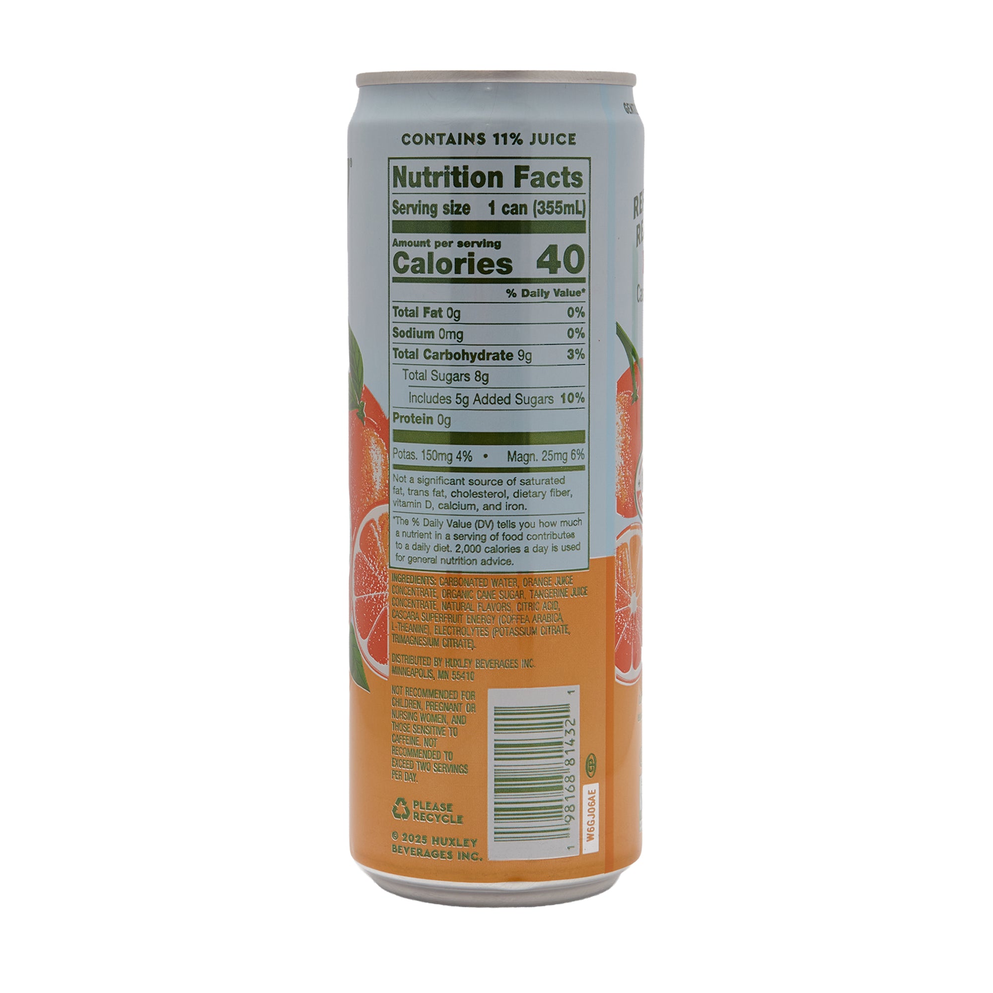 Huxley Energy Drink Tangerine