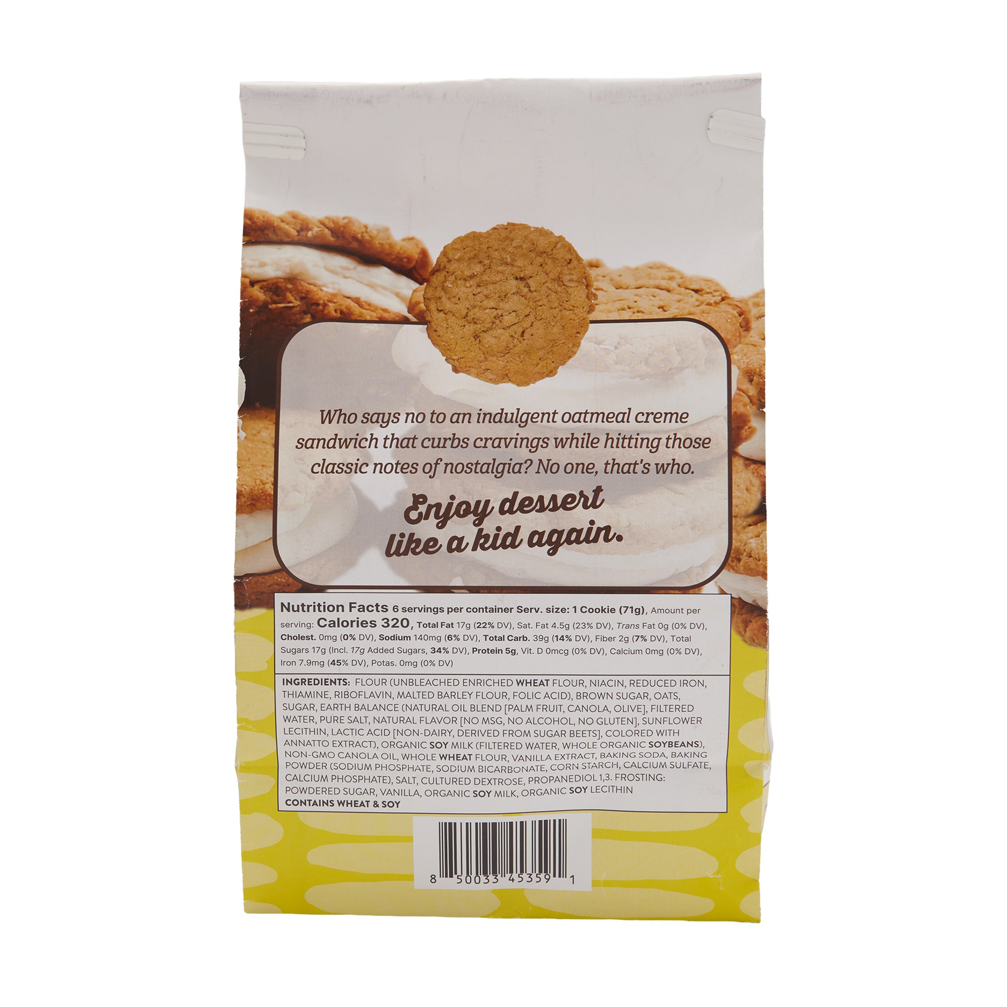 Baked by Sticky Cookie Bag Oatmeal Creme