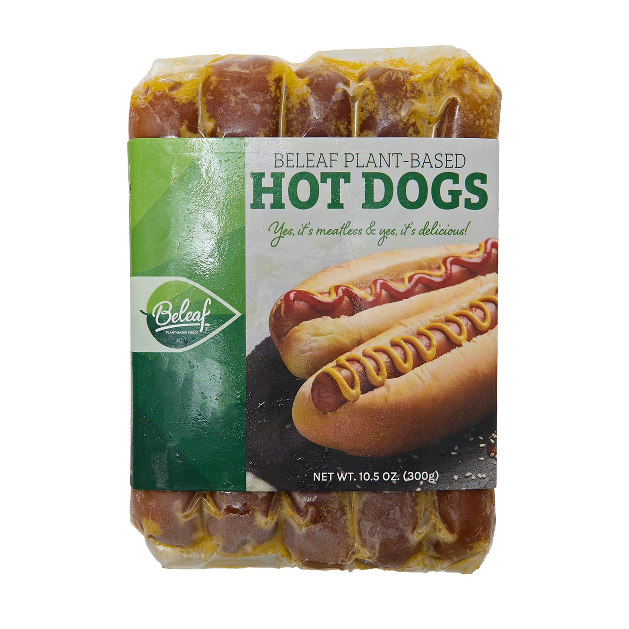 BeLeaf Vegan Hot Dogs 5 Pack