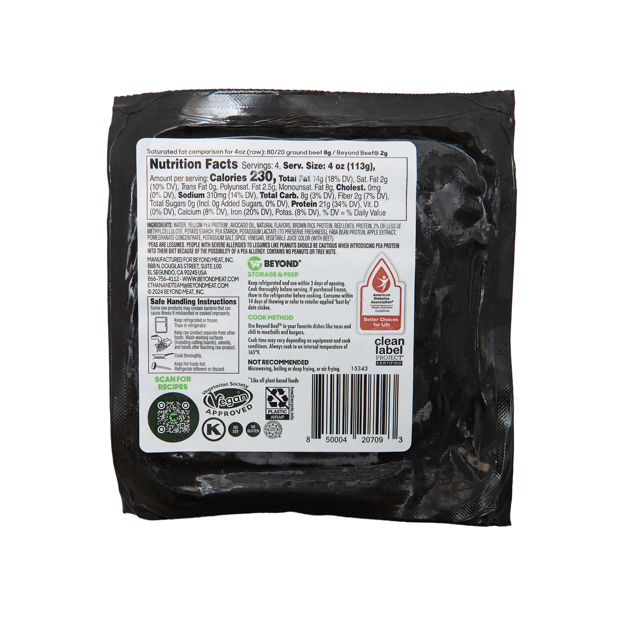 Beyond Meat Beyond Beef Ground 16oz