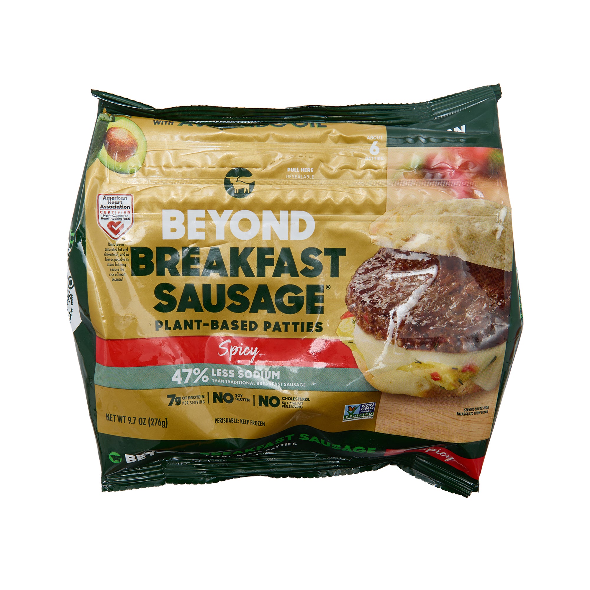 Beyond Meat Beyond Breakfast Sausage Patties Spicy Bag