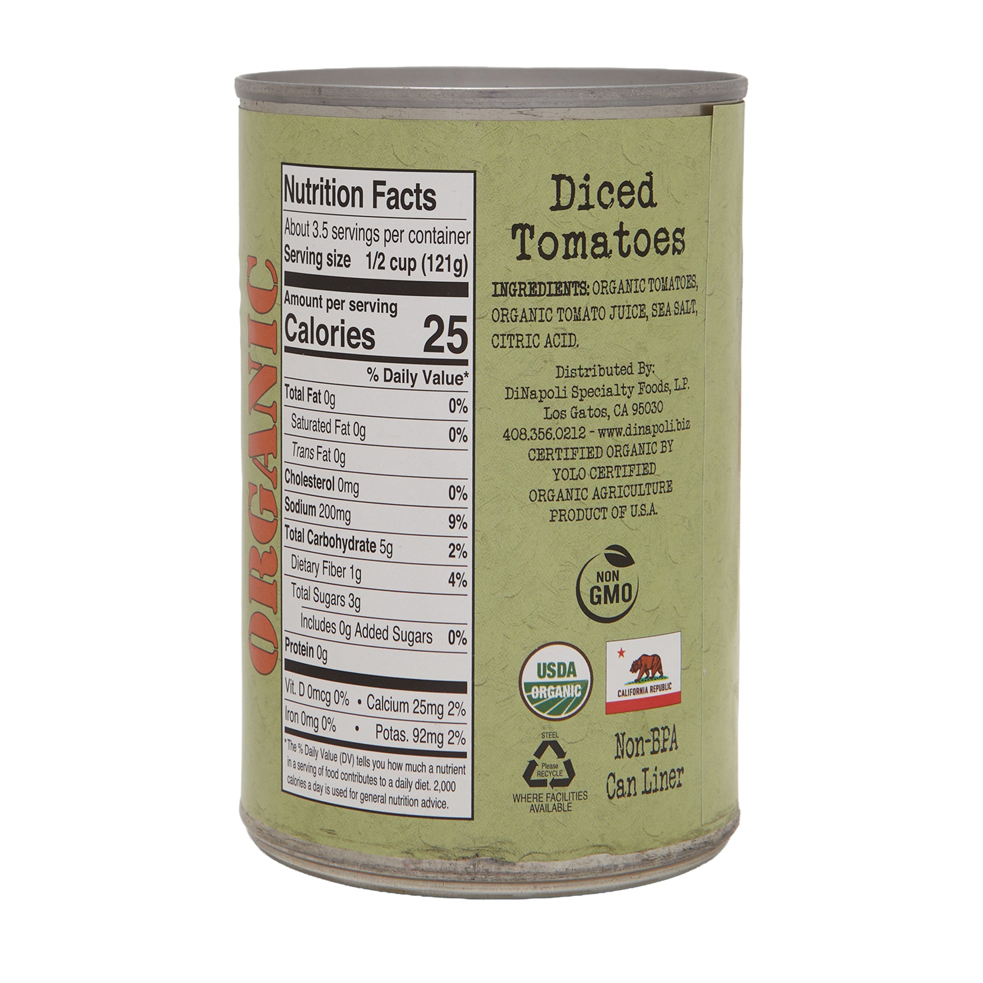 Bianco DiNapoli Diced Tomatoes 14oz