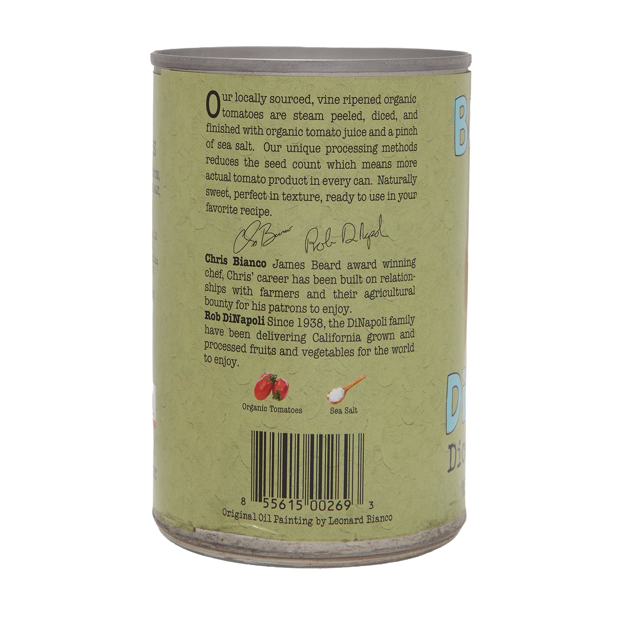 Bianco DiNapoli Diced Tomatoes 14oz
