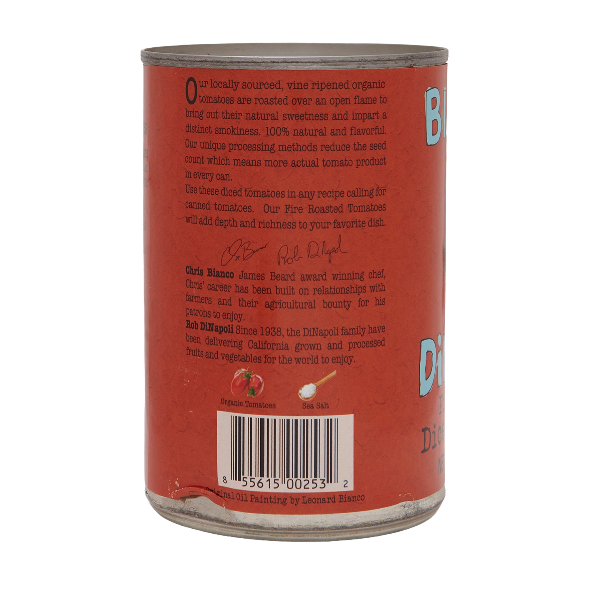 Bianco DiNapoli Diced Tomatoes Fire Roasted 14oz