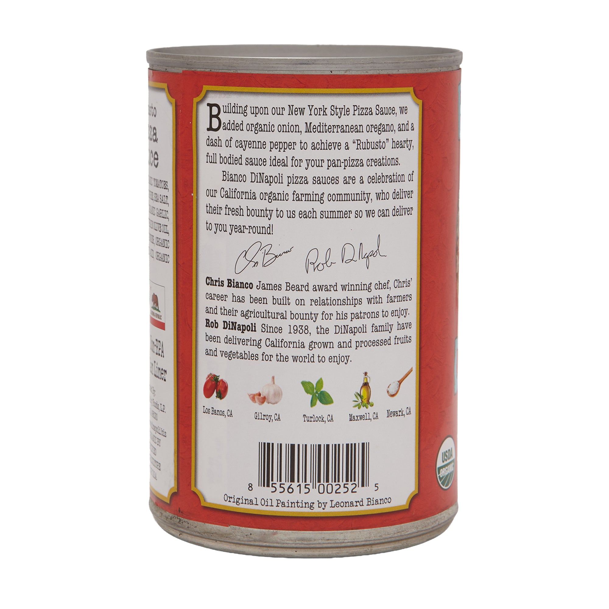 Bianco DiNapoli Pizza Sauce Robusto Style