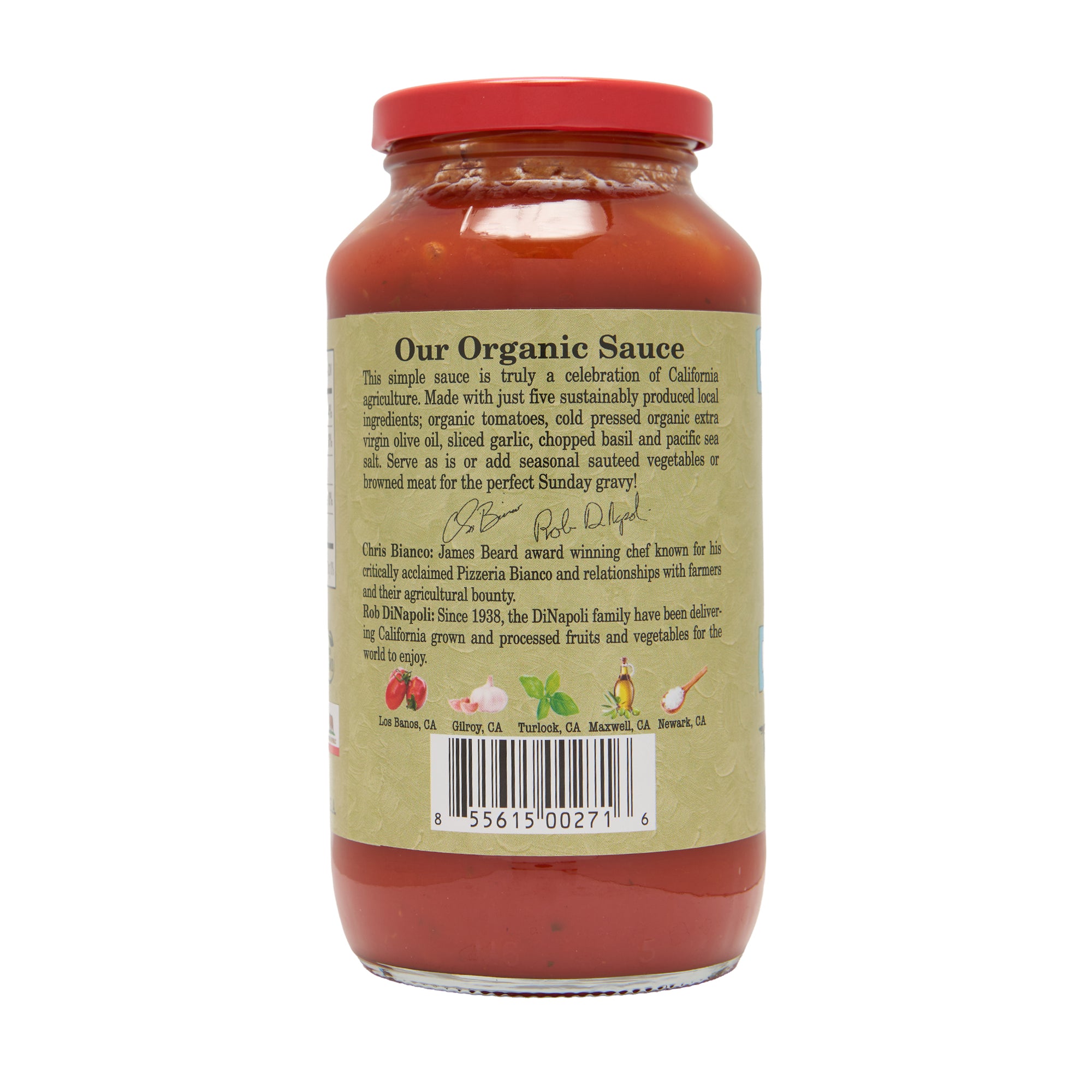 Bianco DiNapoli Tomato Basil Sauce