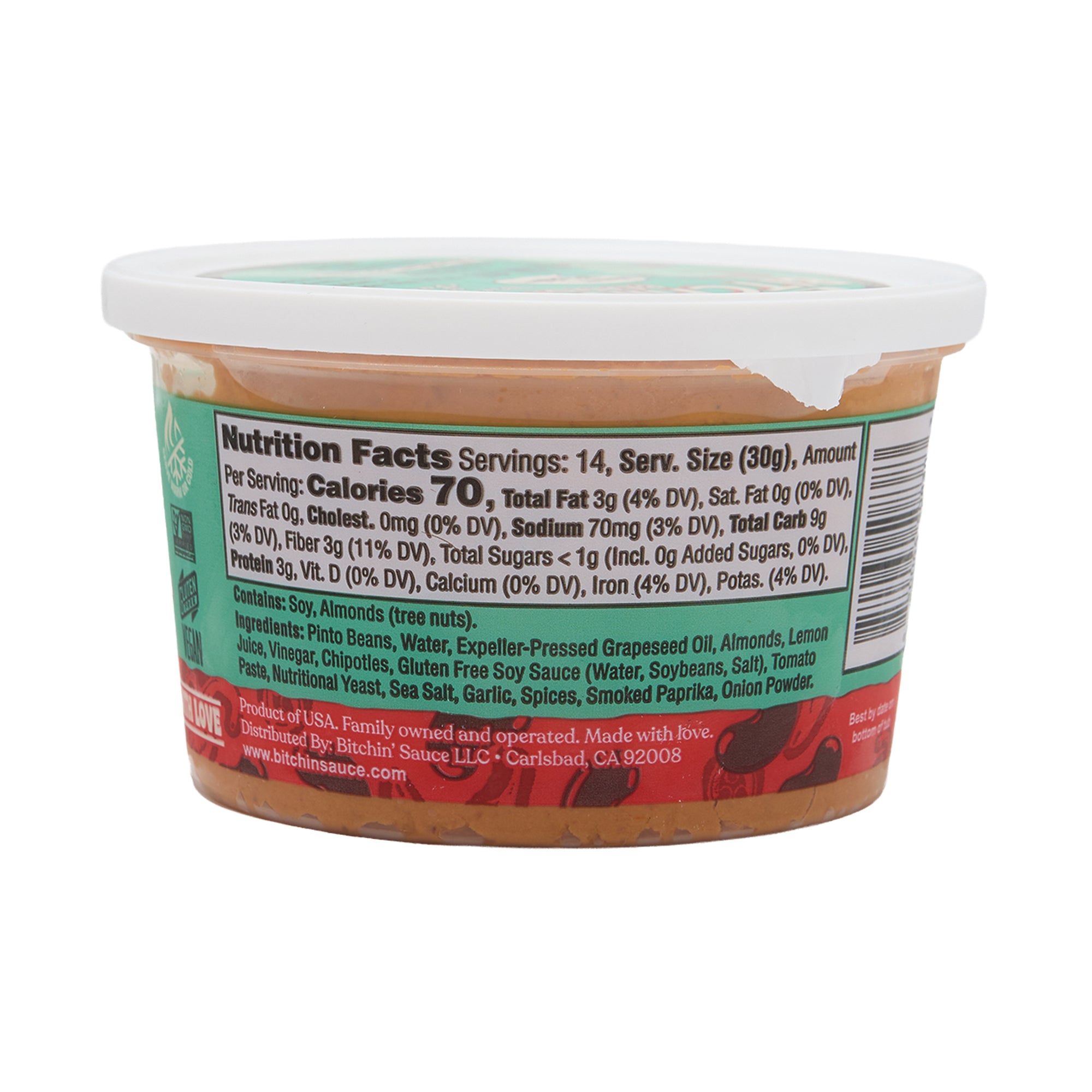 Bitchin Sauce Bean Dip Smokey Chipotle